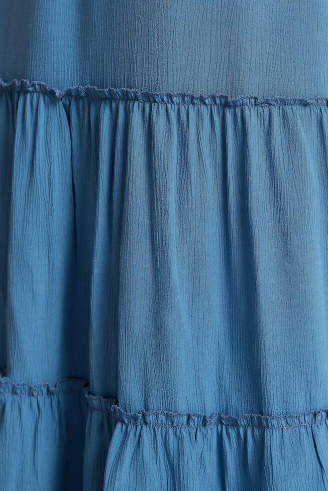 Vêtements hijab BLEU MARINE ROBE CEINTURÉE 45368 - ALVİNA