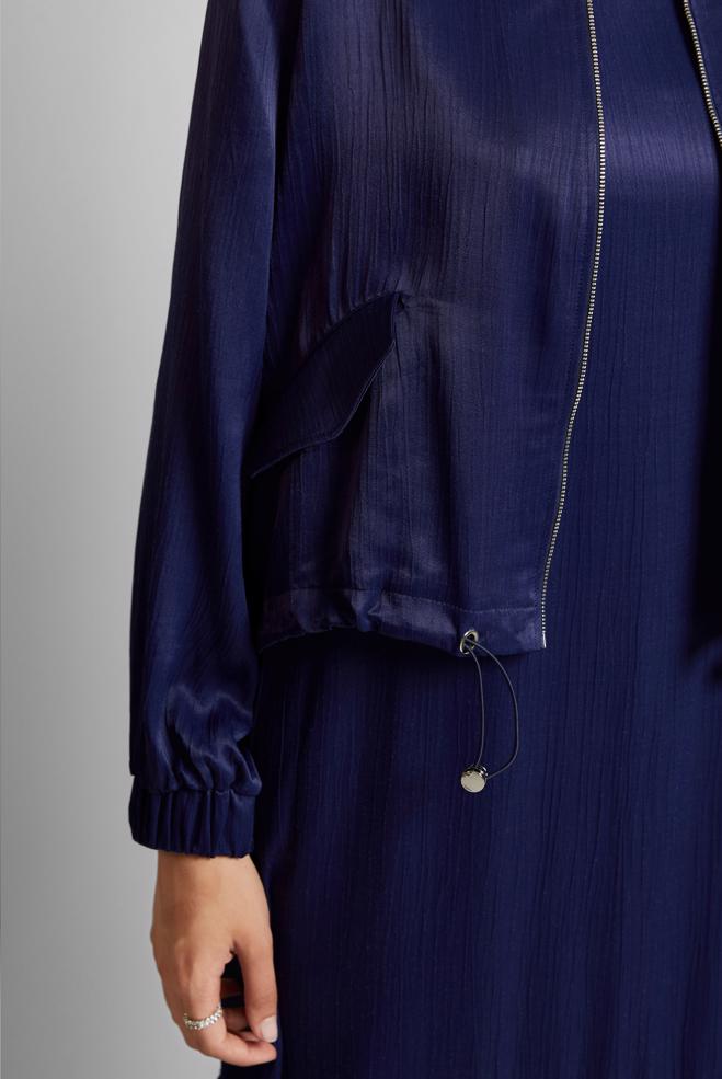 Hijab clothing NAVY BLUE DRESS SUIT WITH JACKET 45377 - ALVİNA