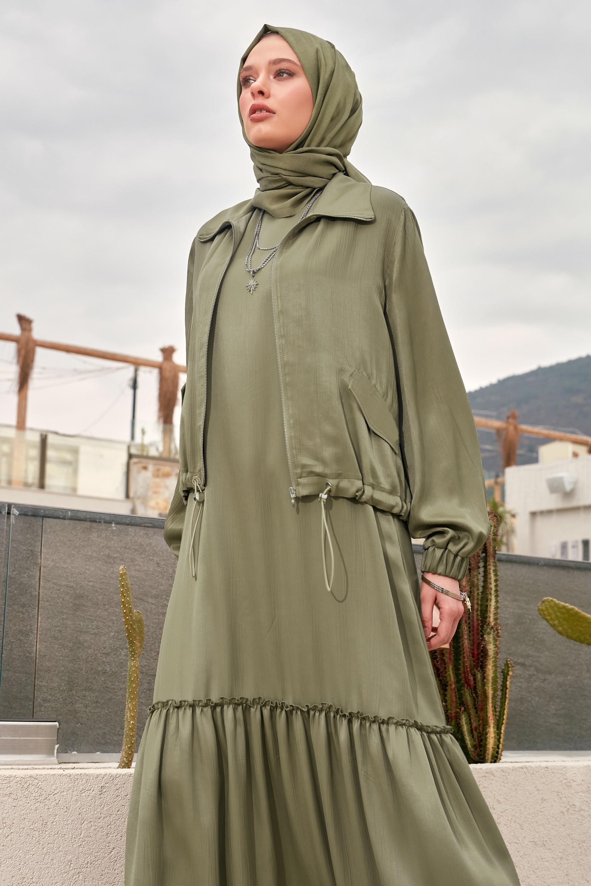 Vêtements hijab SABLE COSTUME AVEC VESTE 45377