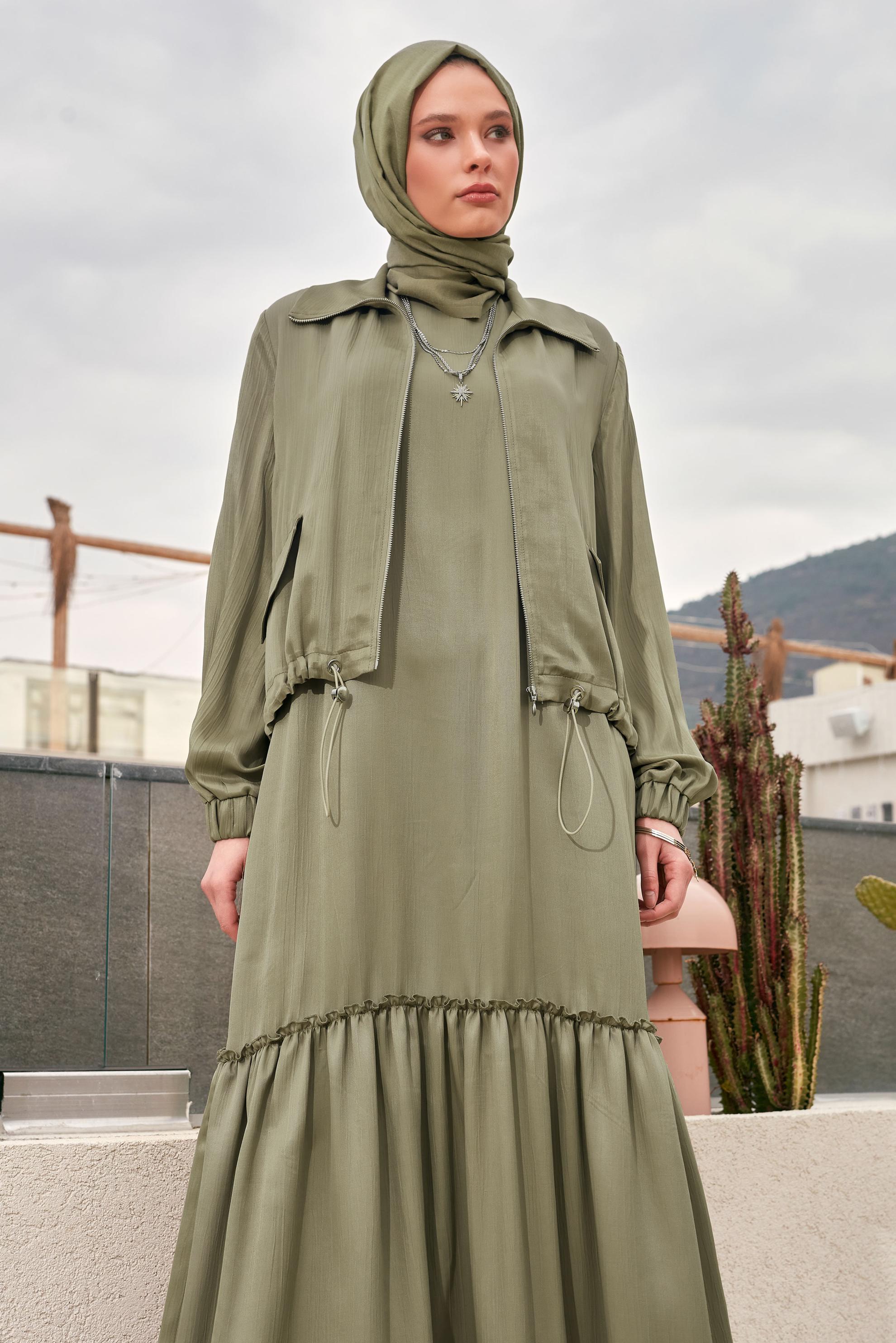 Vêtements hijab SABLE COSTUME AVEC VESTE 45377