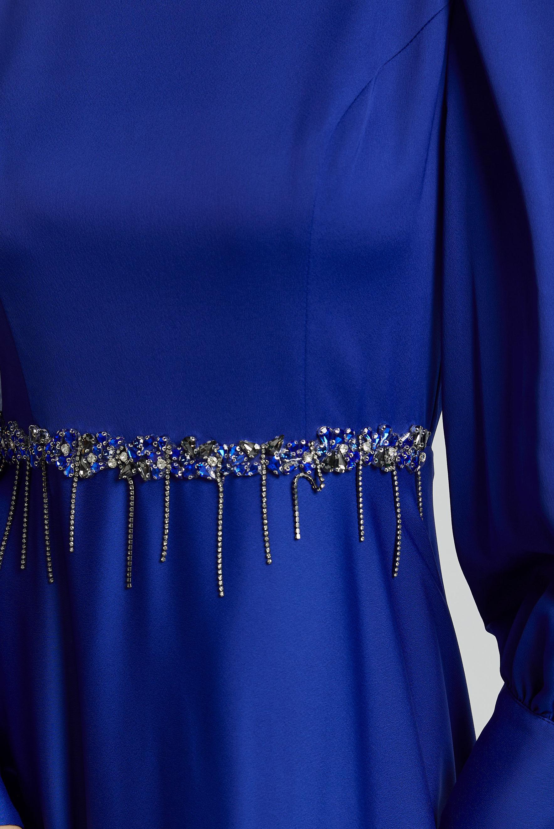 Vêtements hijab BLEU ROBE EN SATIN 45550