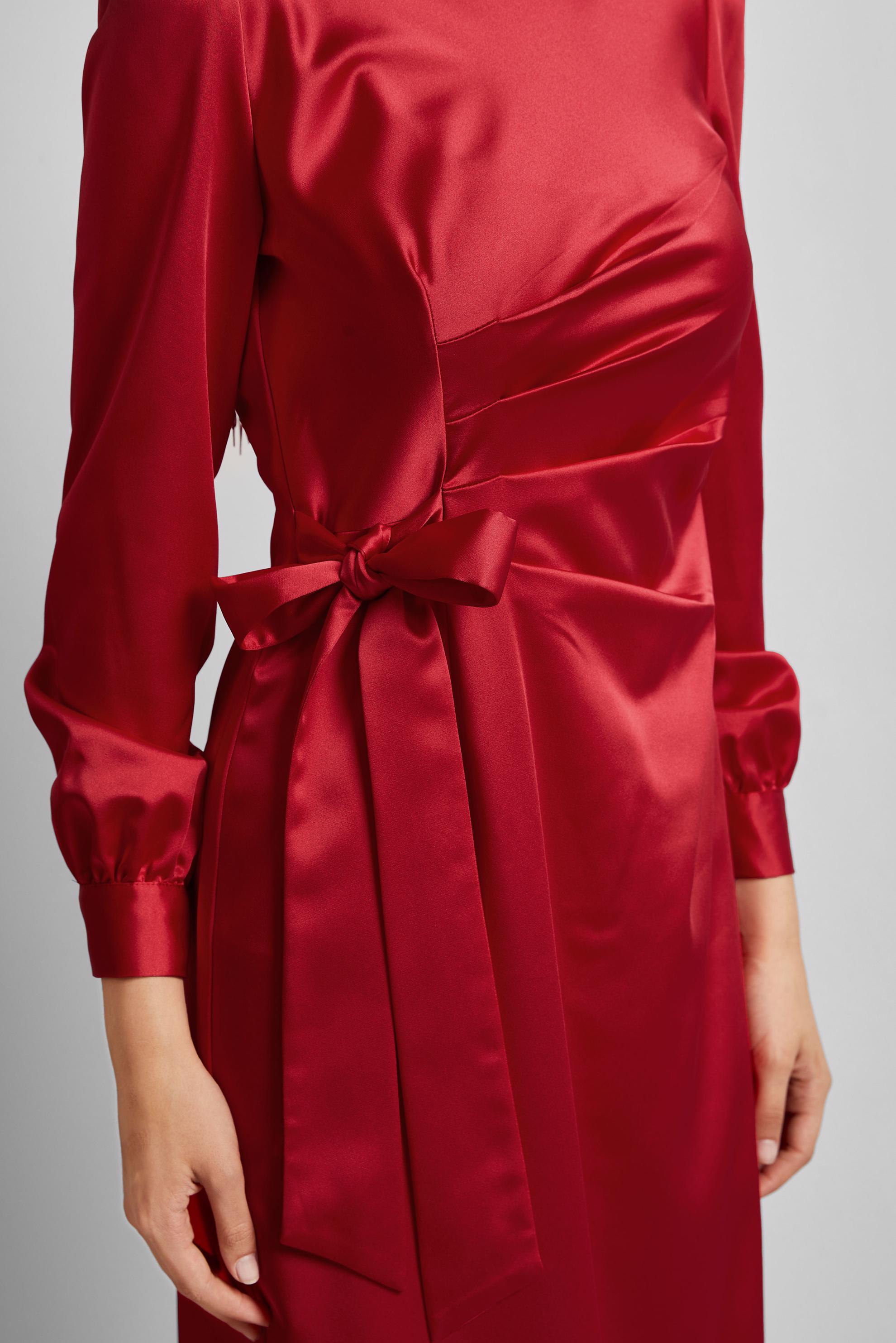 Vêtements hijab ROUGE ROBE EN SATIN 45649