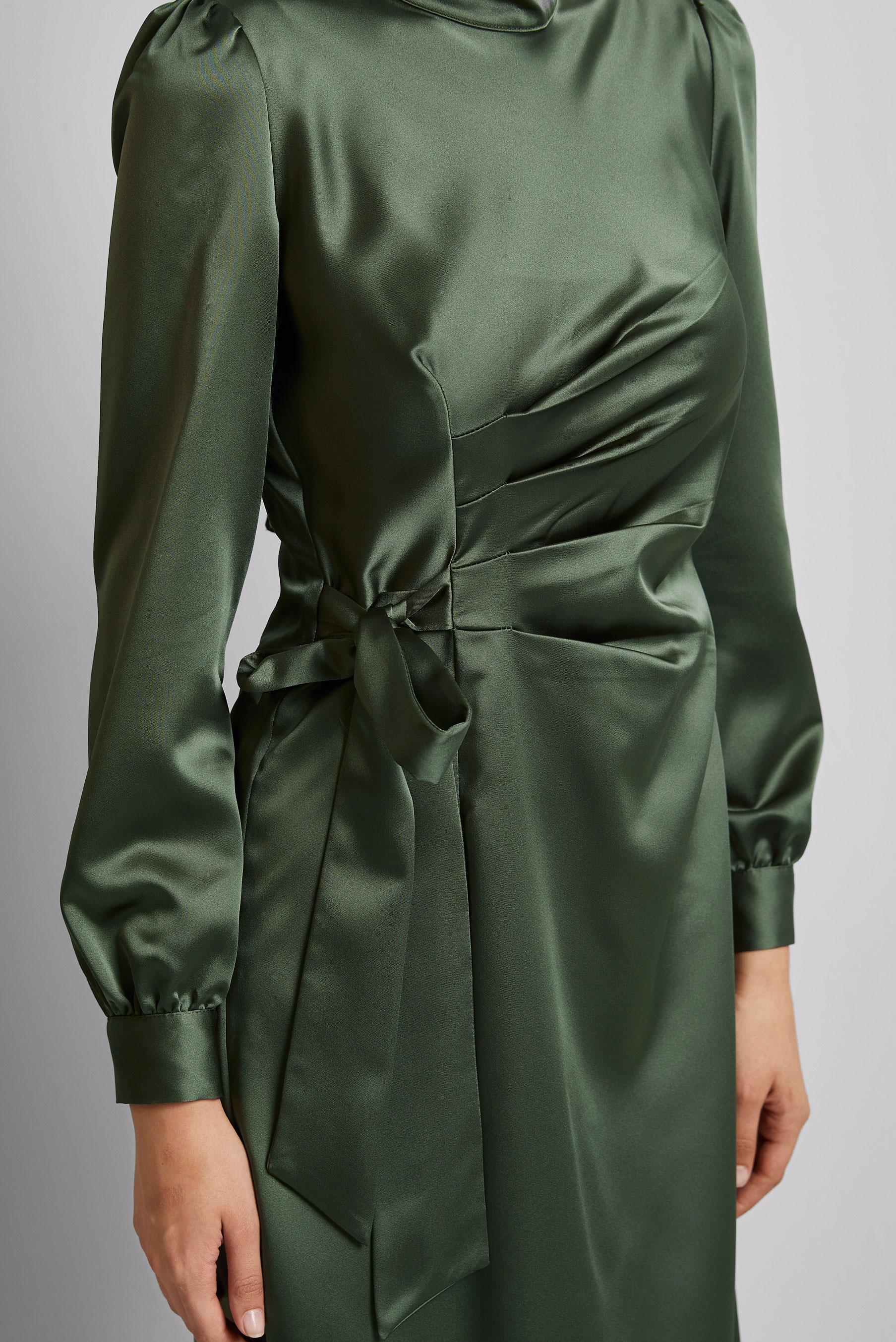 Vêtements hijab KAKI ROBE EN SATIN 45649