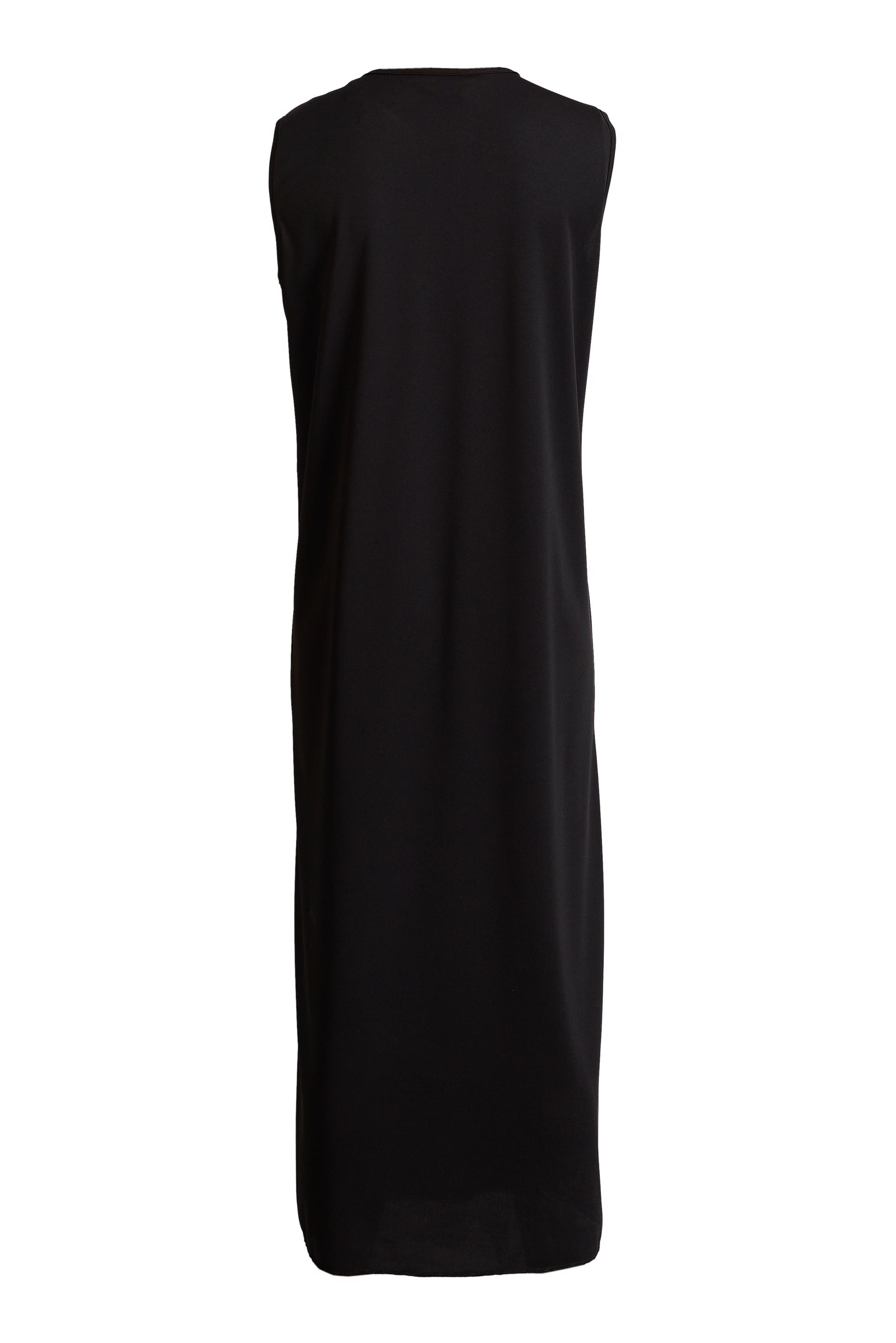 Tesettür giyim SİYAH KOLSUZ ELBİSE ASTARI 45704