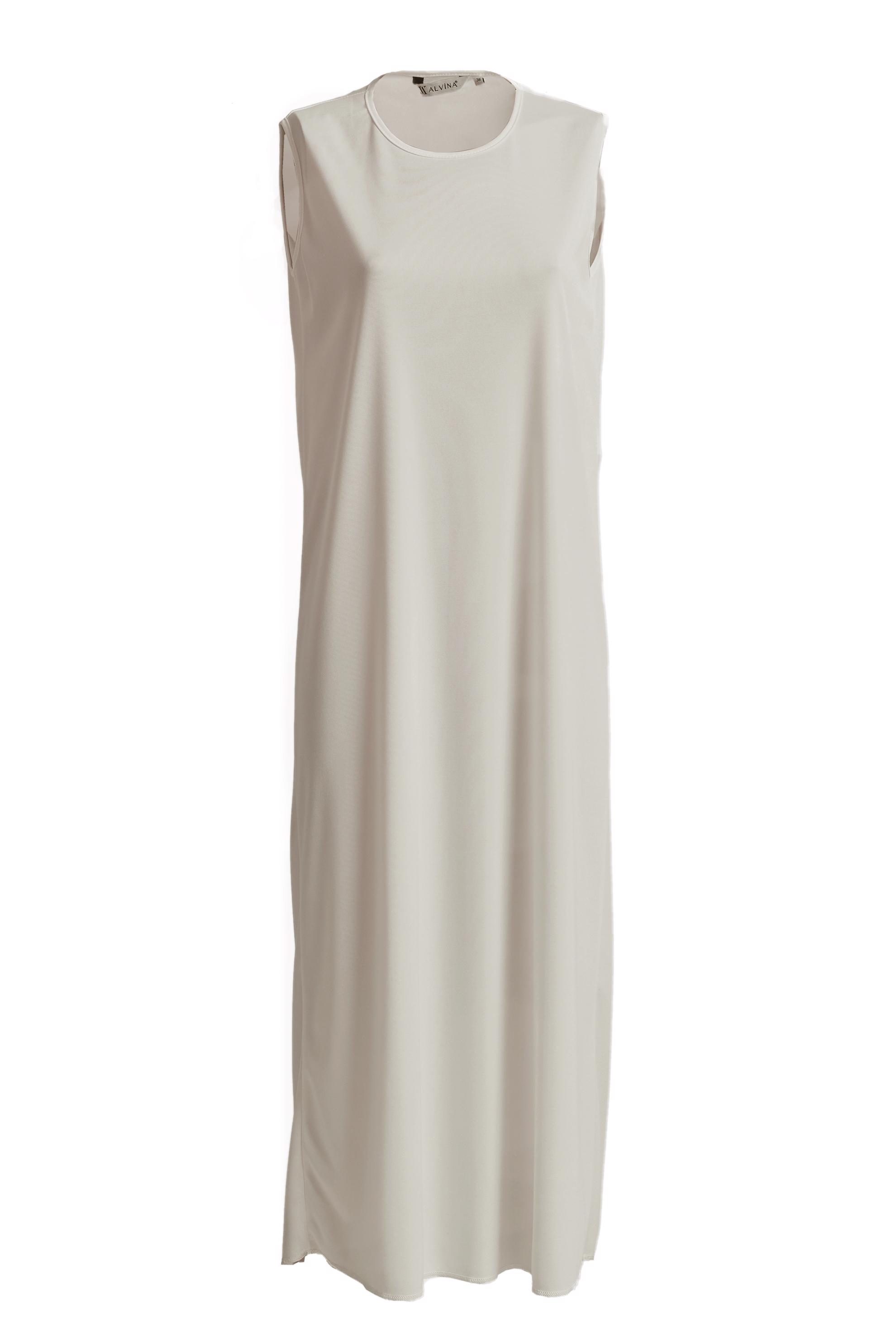 Tesettür giyim BEJ KOLSUZ ELBİSE ASTARI 45704