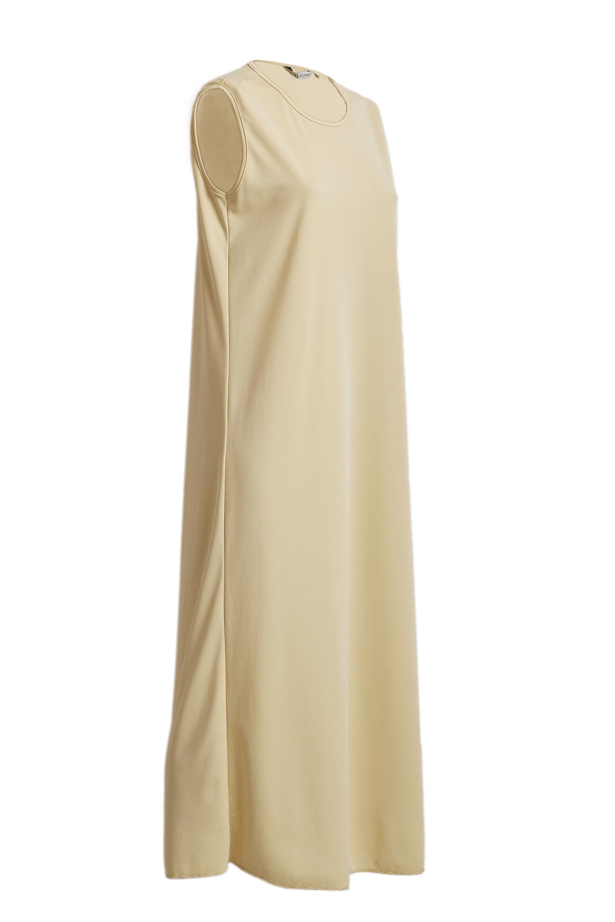 Tesettür giyim BEJ KOLSUZ ELBİSE ASTARI 45704