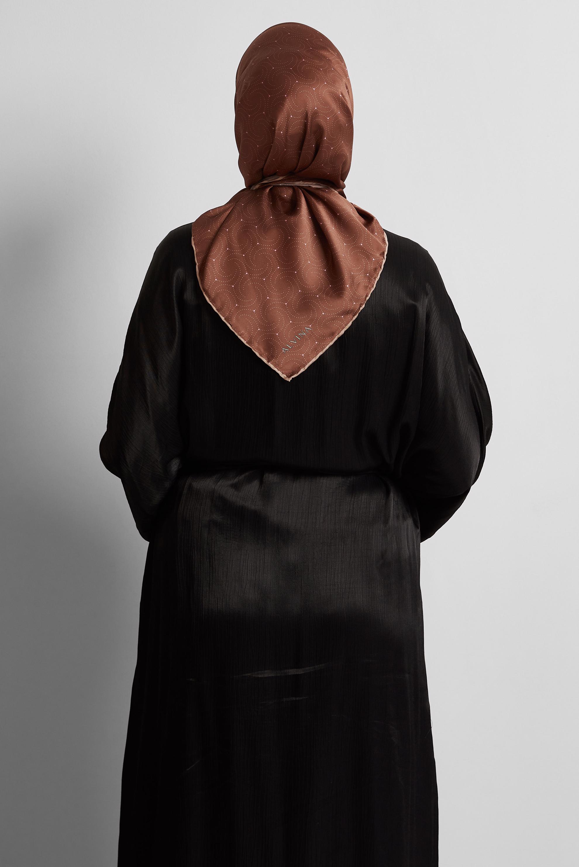 Tesettür giyim TURUNCU ALVİNA EŞARP 8535