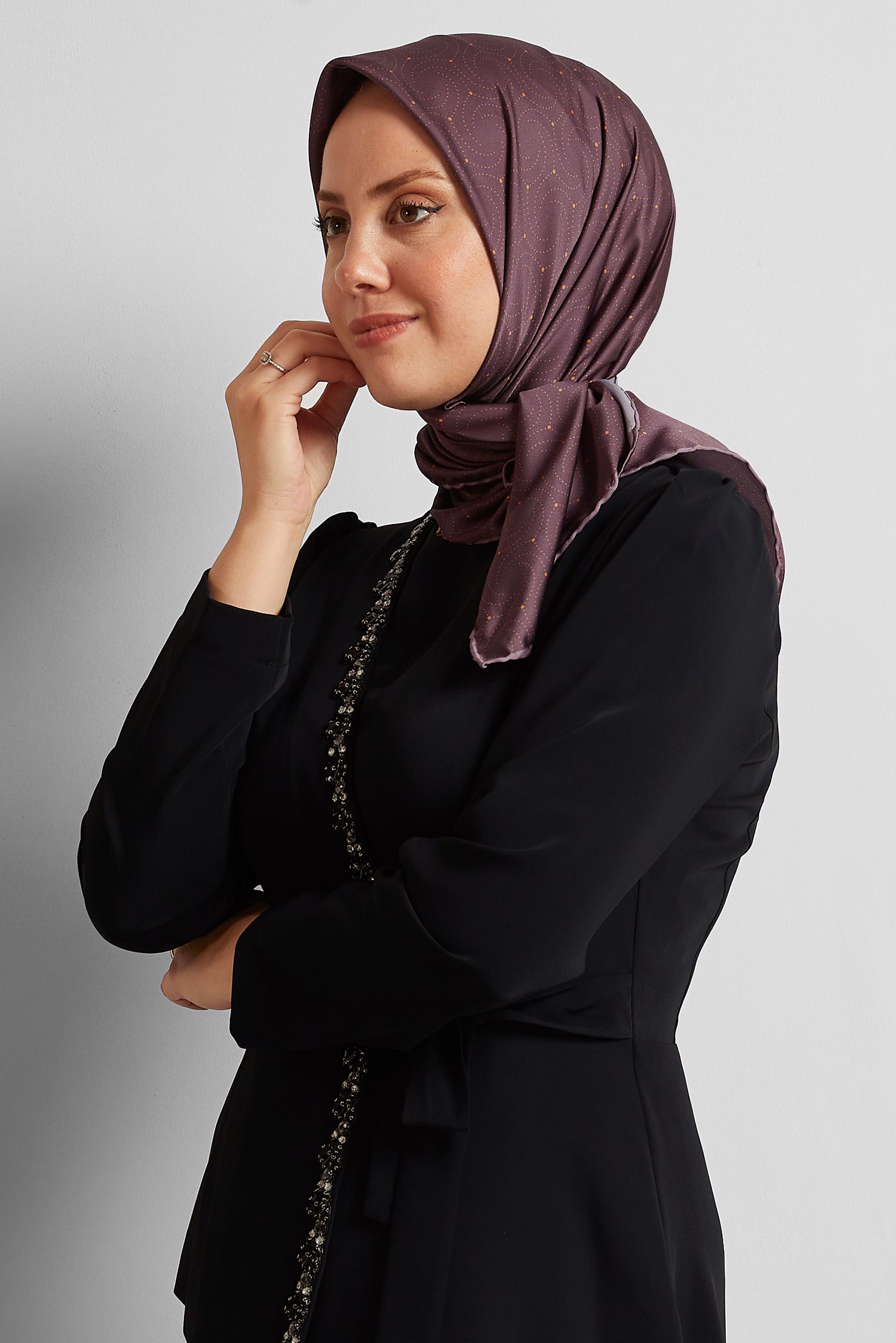 Tesettür giyim MÜRDÜM ALVİNA EŞARP 8535