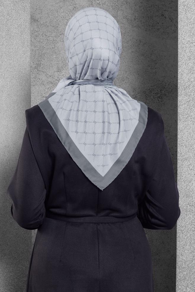 Hijab clothing GREY ALVINA SCARF 10280 - ALVİNA