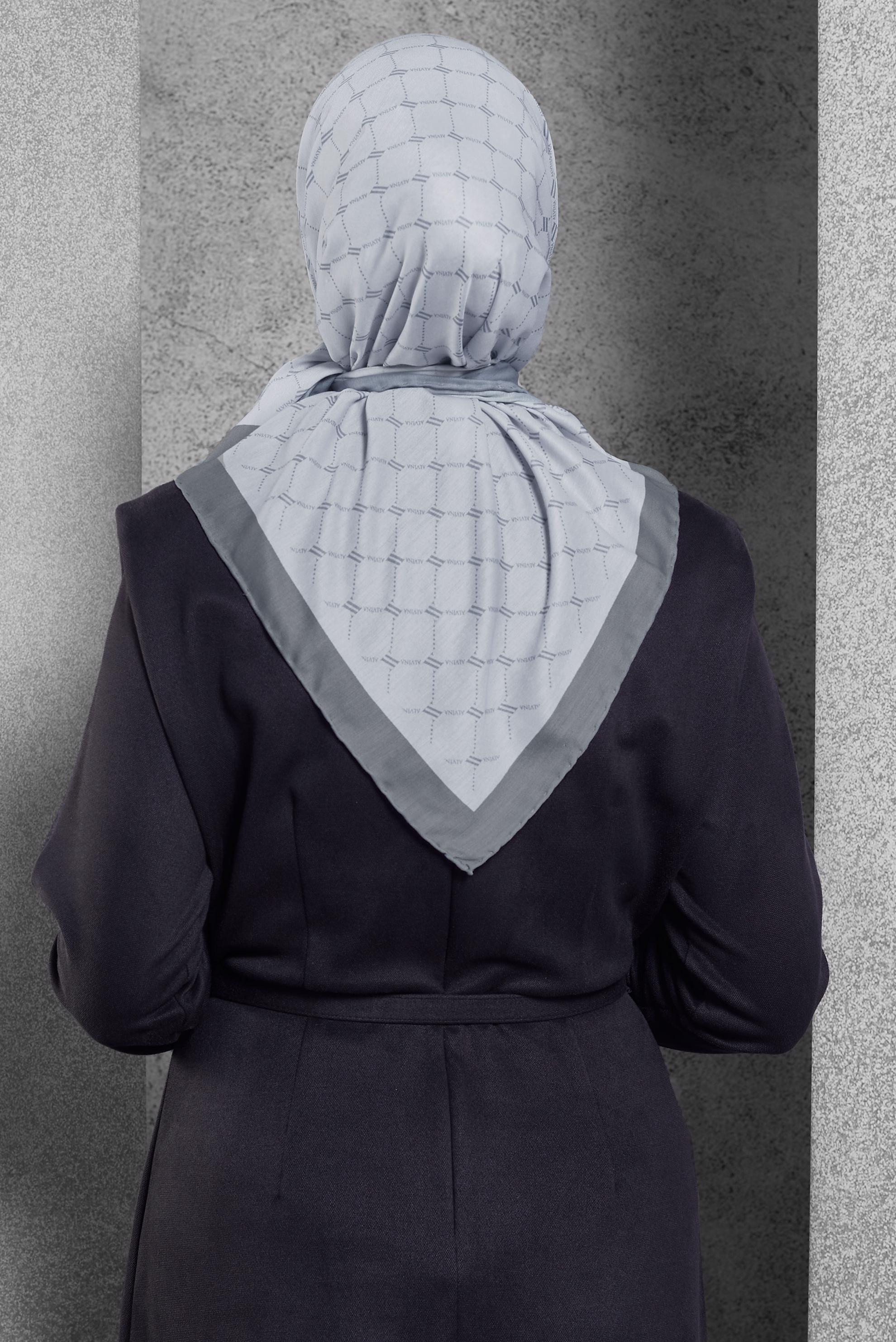 Hijab clothing GREY ALVINA SCARF 10280
