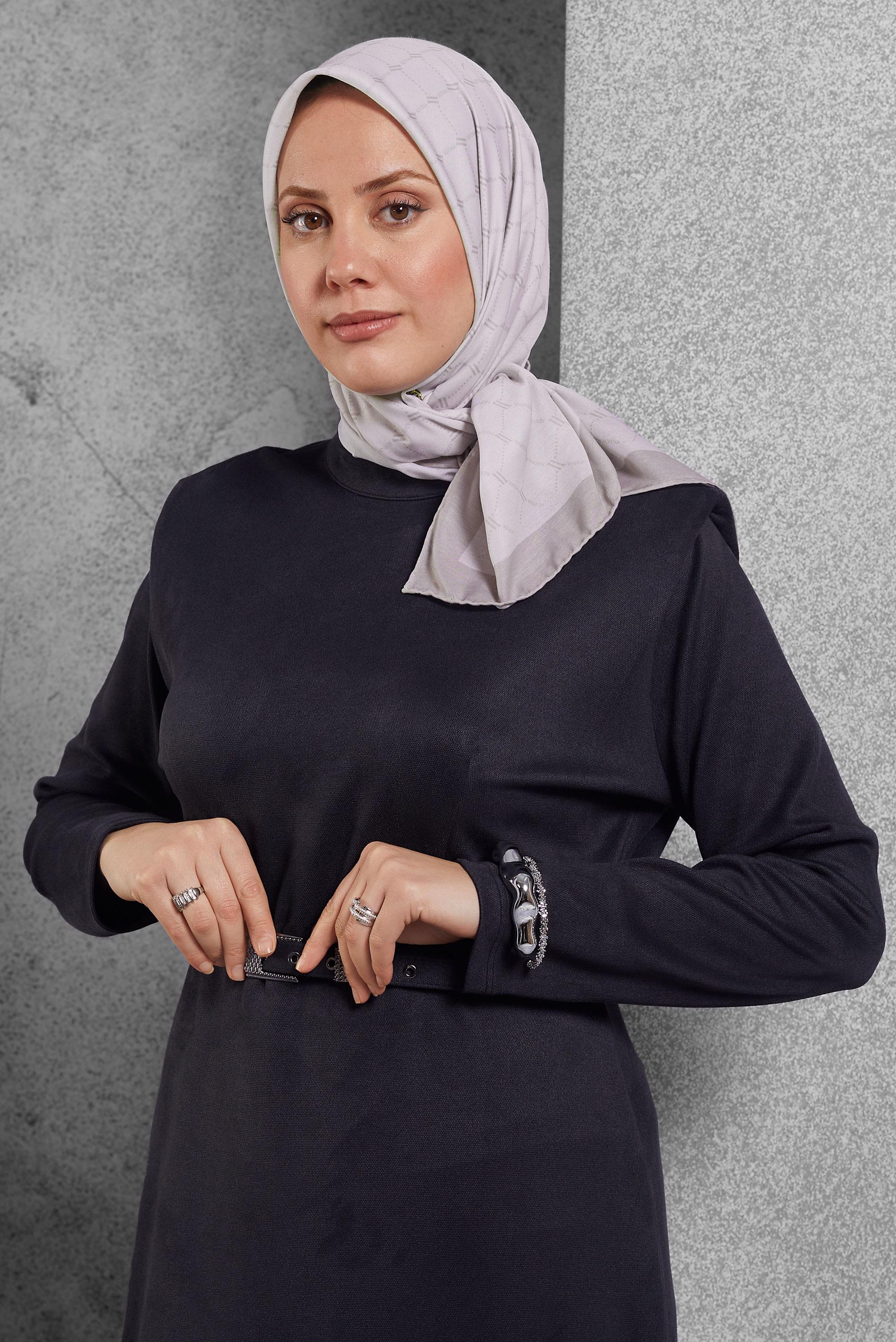 Tesettür giyim BEJ ALVİNA EŞARP 10280