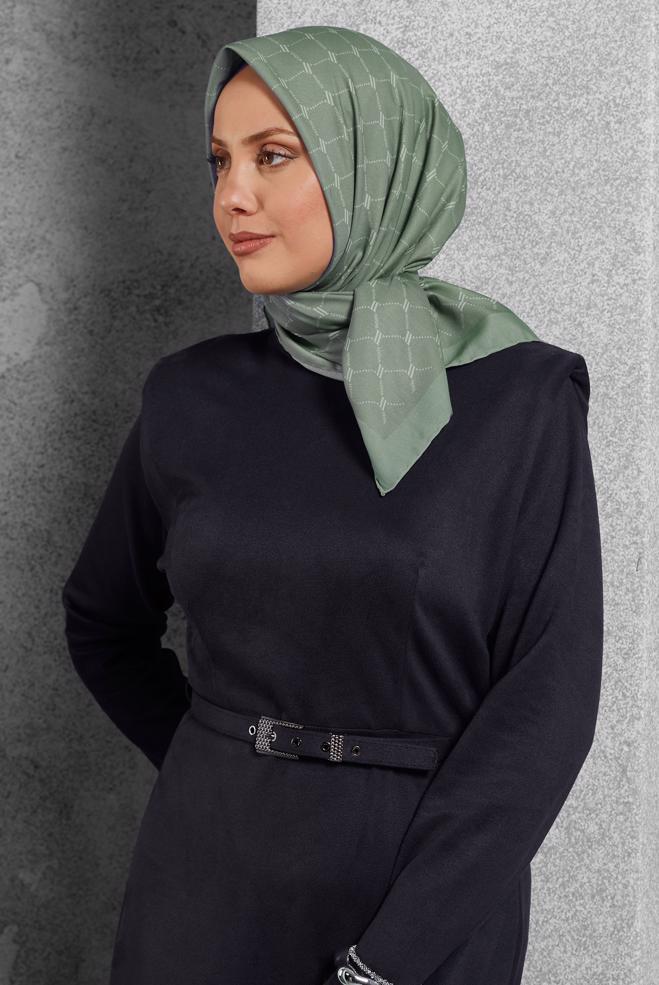 Hijab clothing GREEN ALVINA SCARF 10280 - ALVİNA