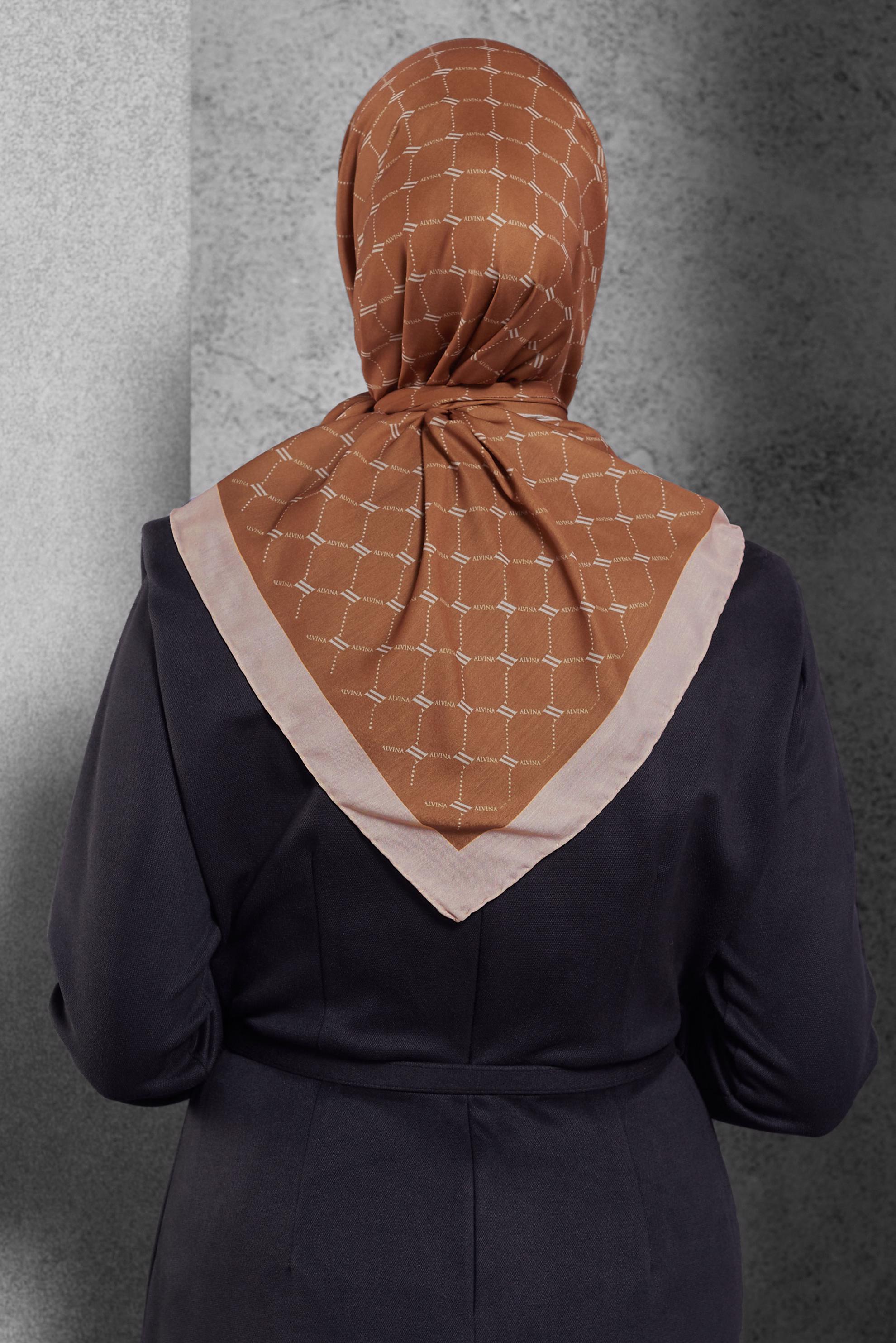Hijab clothing BROWN ALVINA SCARF 10280