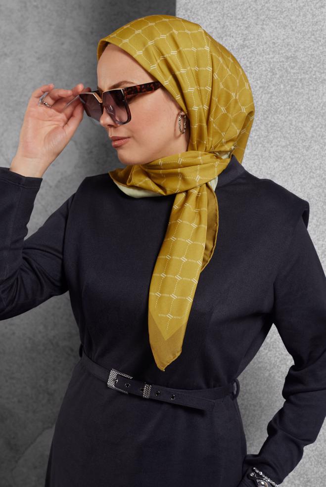 Hijab clothing GREEN ALVINA SCARF 10280 - ALVİNA