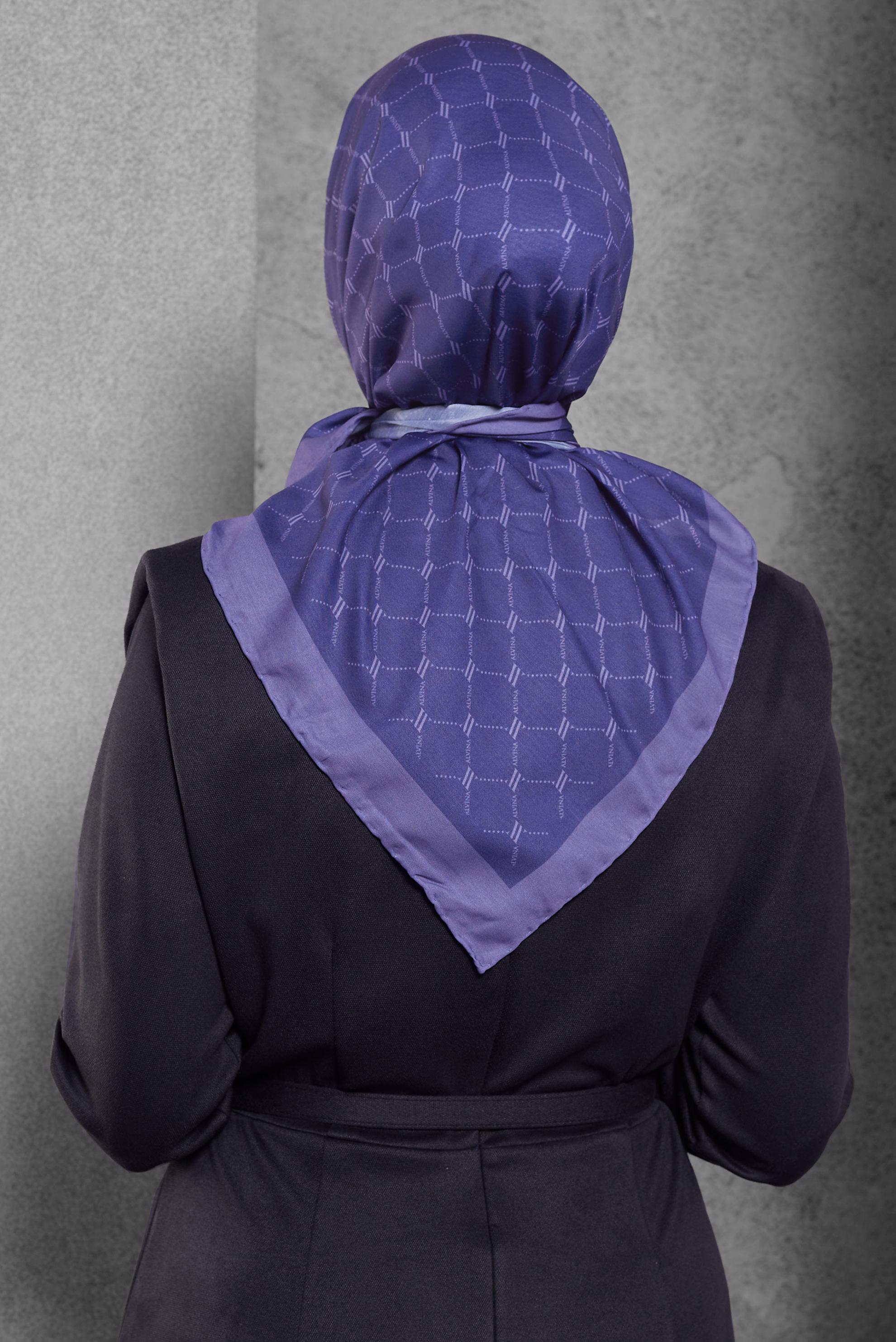 Tesettür giyim MOR ALVİNA EŞARP 10280