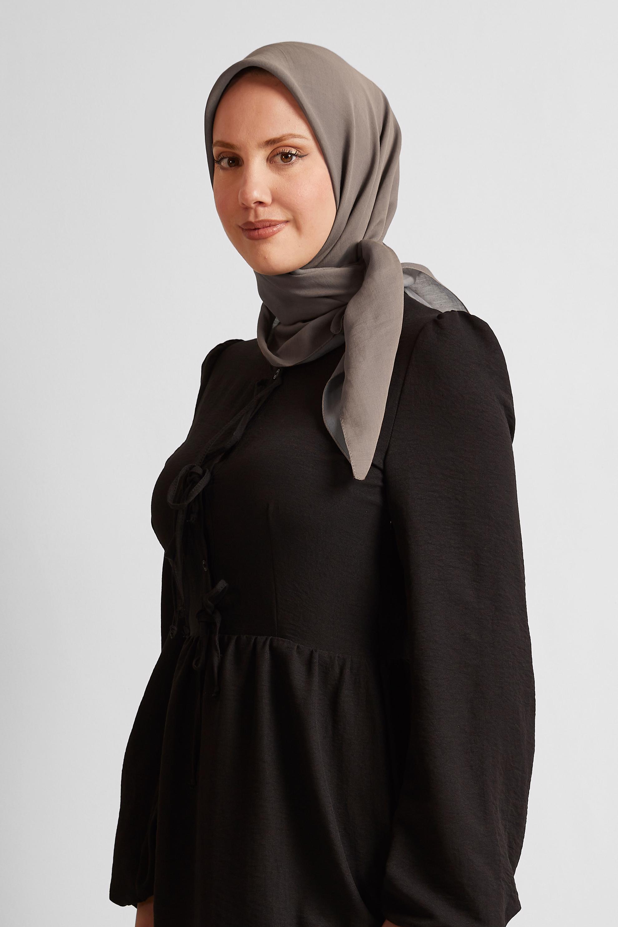 Tesettür giyim KAHVE ALVİNA PAMUK EŞARP 8543