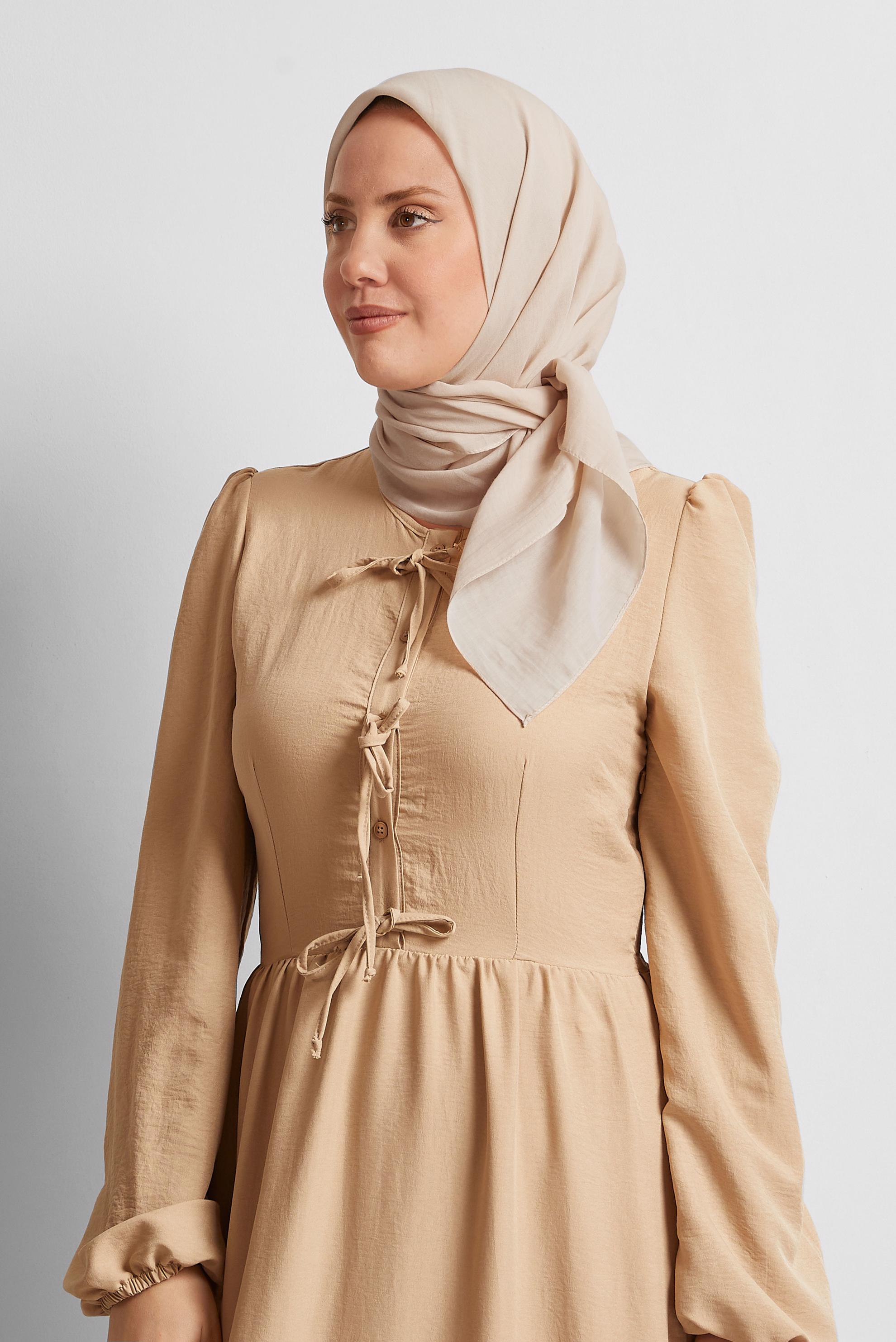 Tesettür giyim KUM ALVİNA PAMUK EŞARP 8543