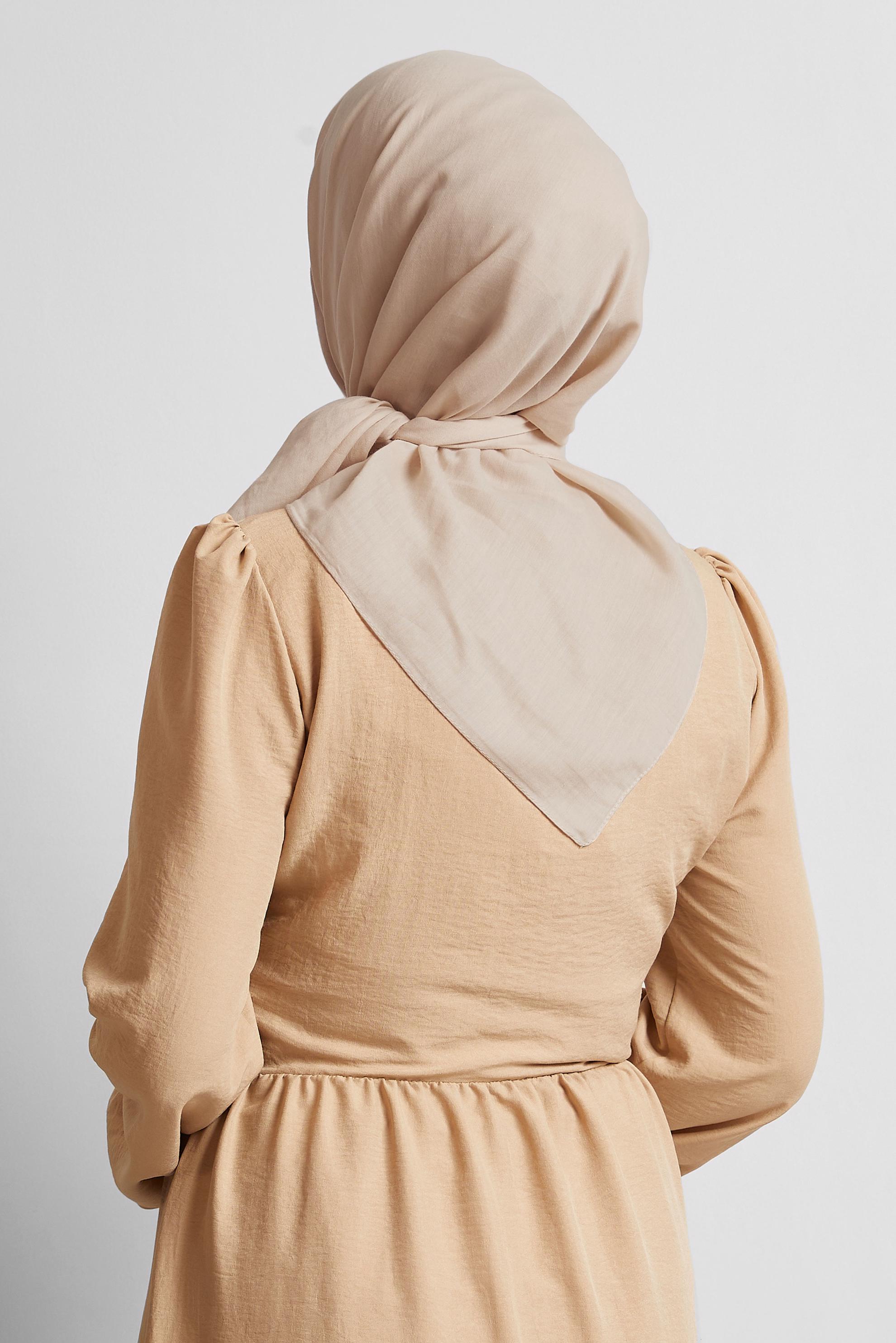 Tesettür giyim KUM ALVİNA PAMUK EŞARP 8543