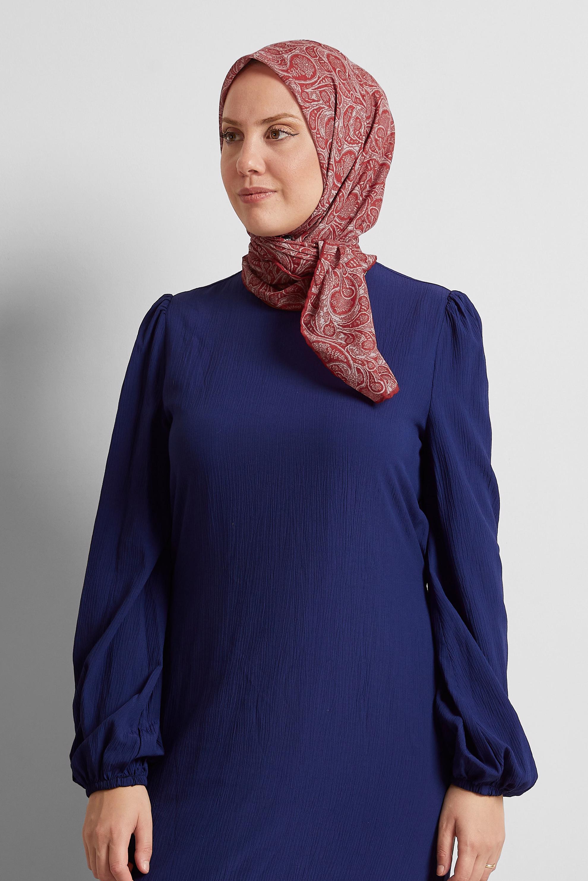 Vêtements hijab ROUGE ÉCHARPE À MOTIFS ALVINA 8558