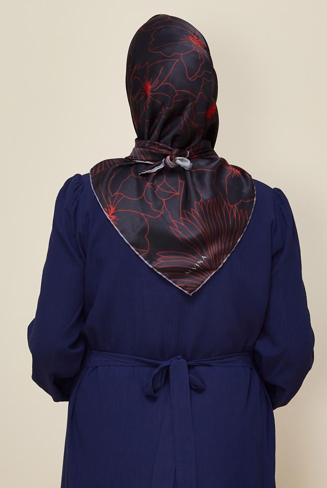 Tesettür giyim KIRMIZI 8564 ALVİNA REYON EŞARP(PRM) - ALVİNA