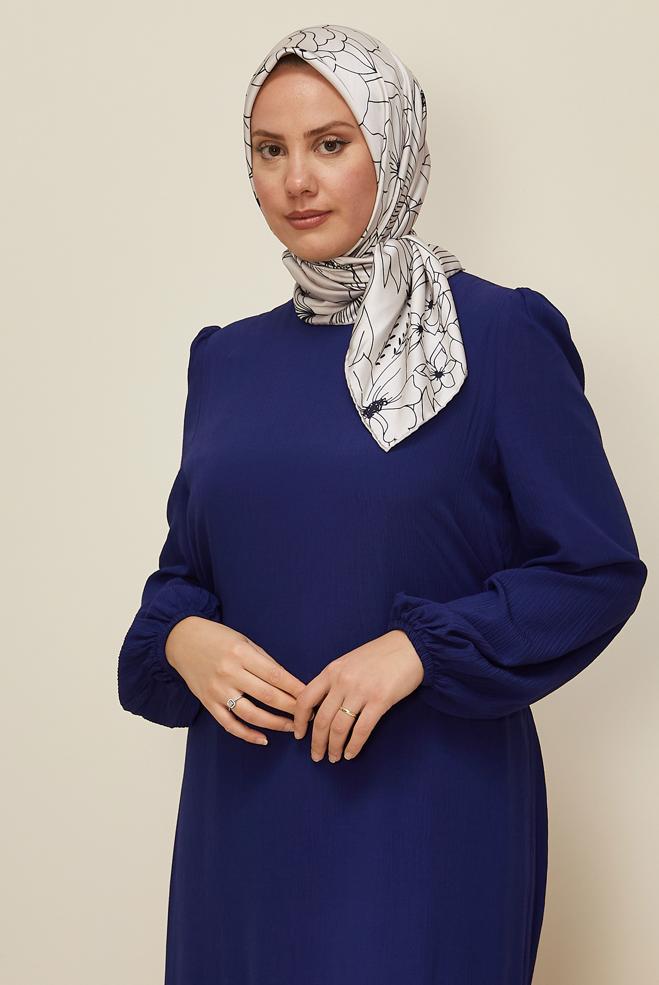 Vêtements hijab ÉCRUE ALVINA ÉCHARPE À MOTIF 8564 - ALVİNA