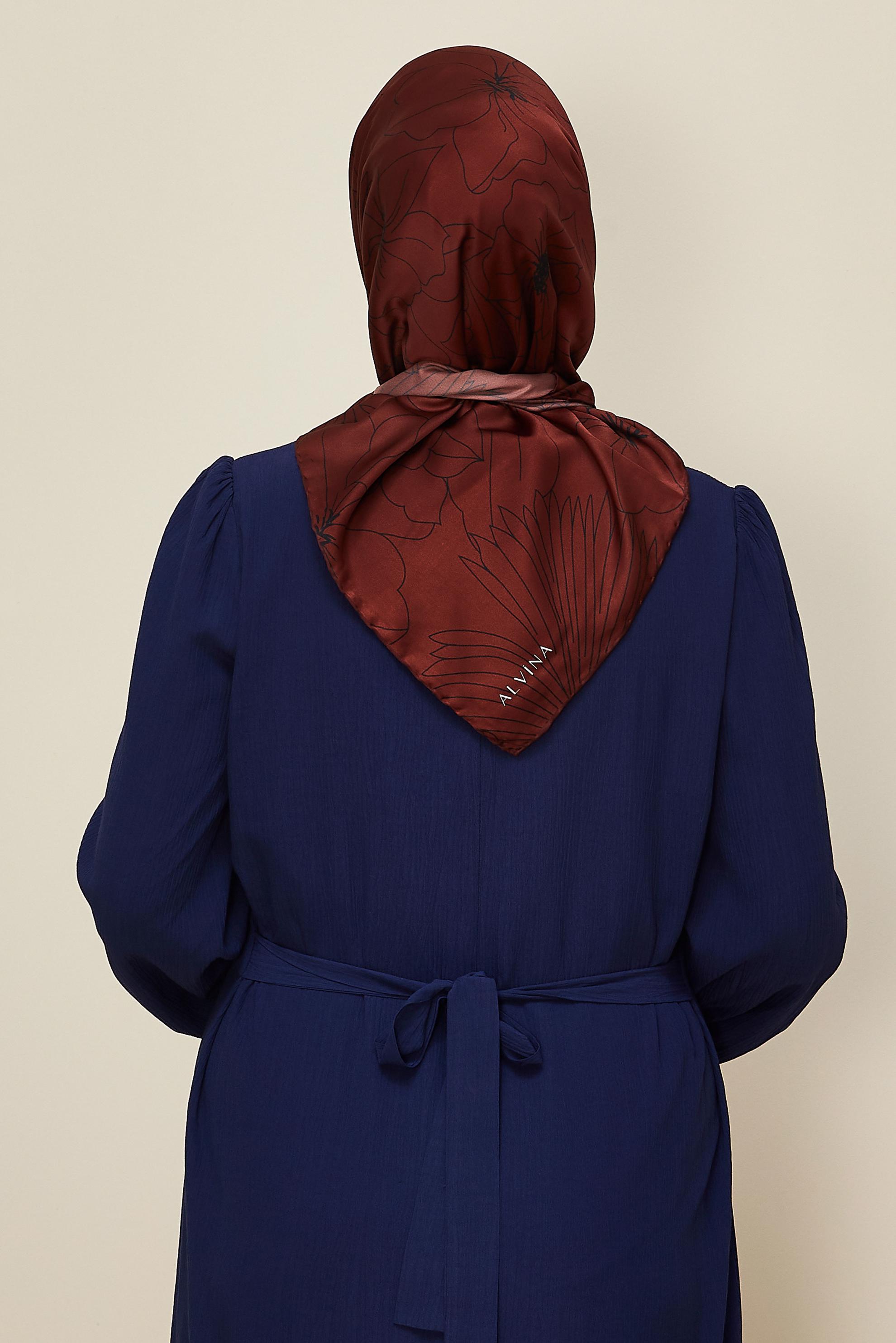 Vêtements hijab TABA ALVINA ÉCHARPE À MOTIF 8564