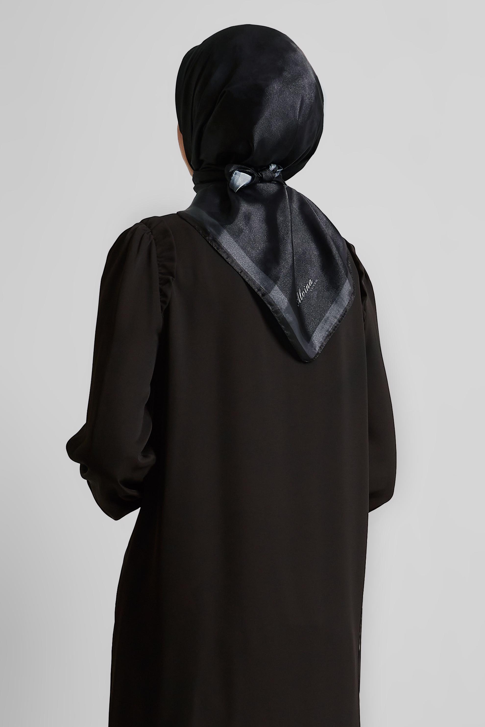 Tesettür giyim SİYAH ALVİNA EŞARP 8565