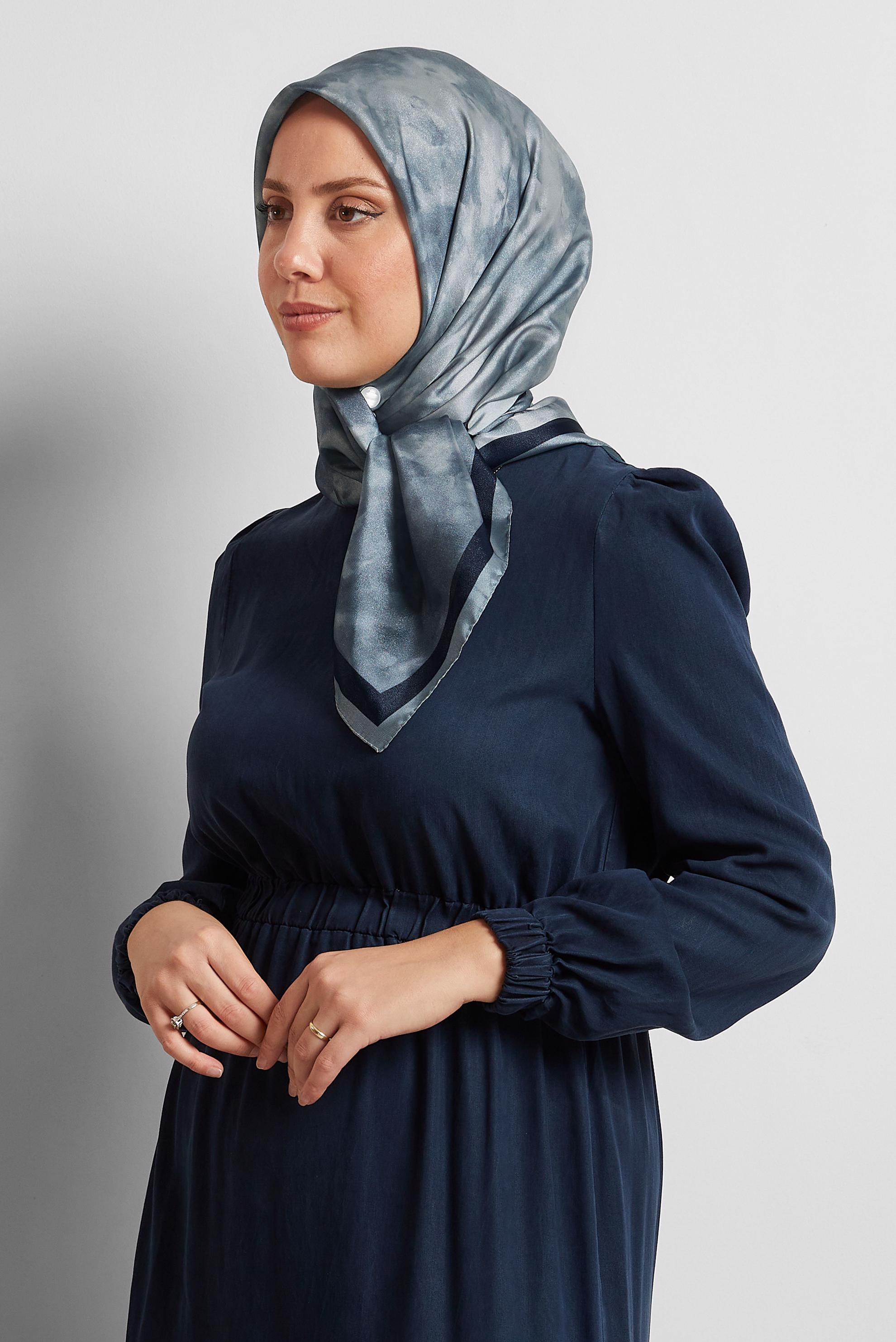 Tesettür giyim GRİ ALVİNA EŞARP 8565