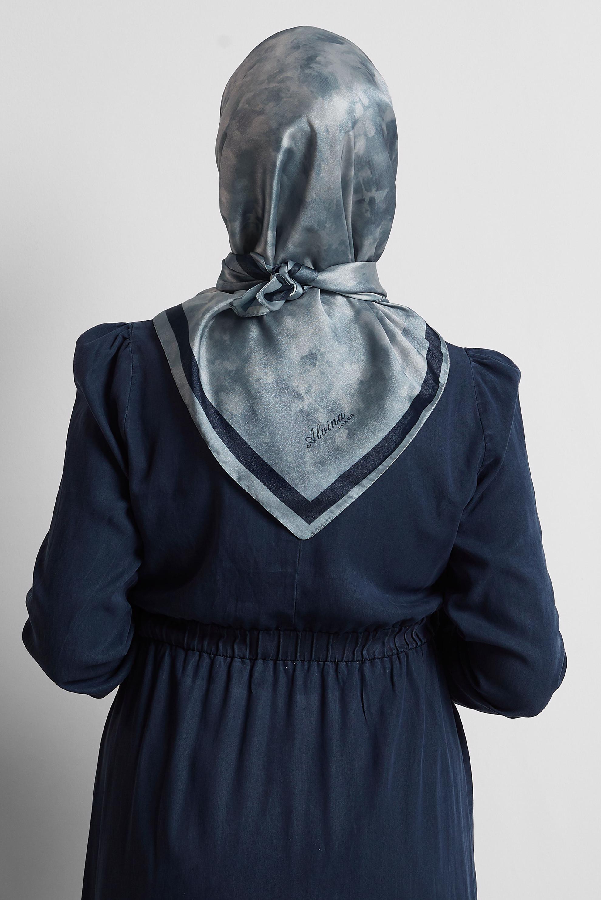 Tesettür giyim GRİ ALVİNA EŞARP 8565