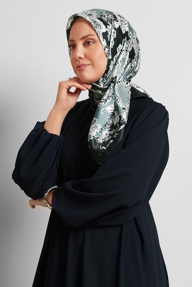 Hijab clothing BLACK ALVINA SCARF 8576 - ALVİNA