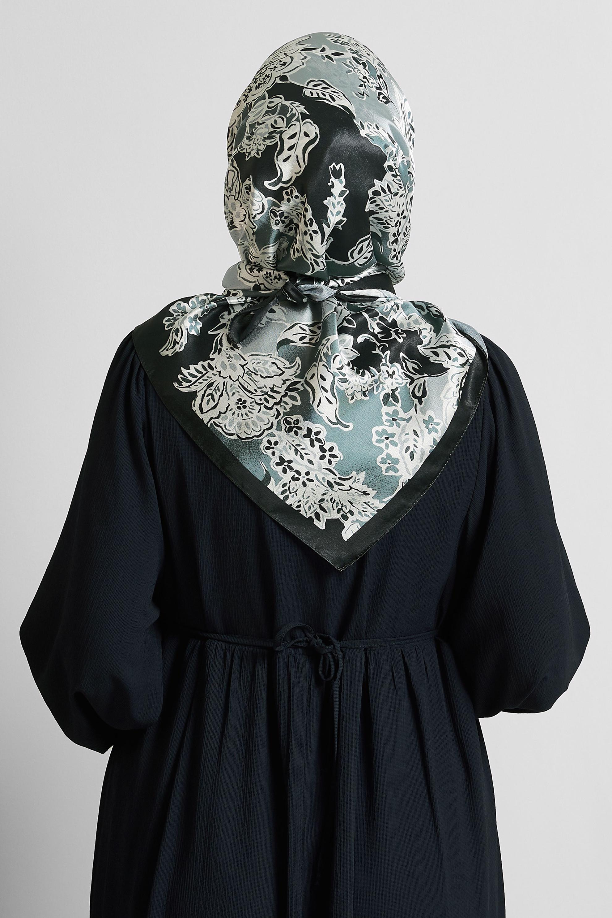 Vêtements hijab NOIR ÉCHARPE ALVINA 8576