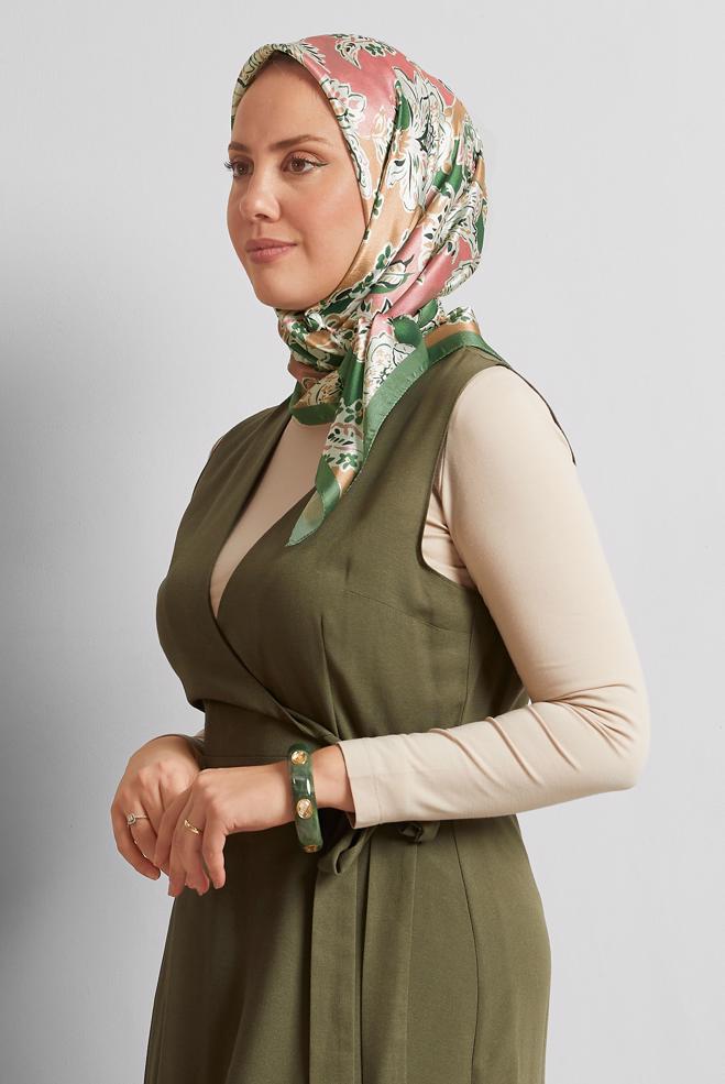 Hijab clothing KHAKI ALVINA SCARF 8576 - ALVİNA