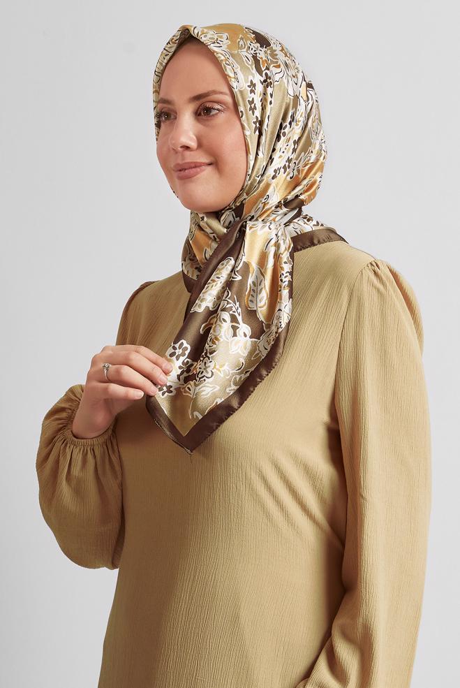 Hijab clothing BROWN ALVINA SCARF 8576 - ALVİNA
