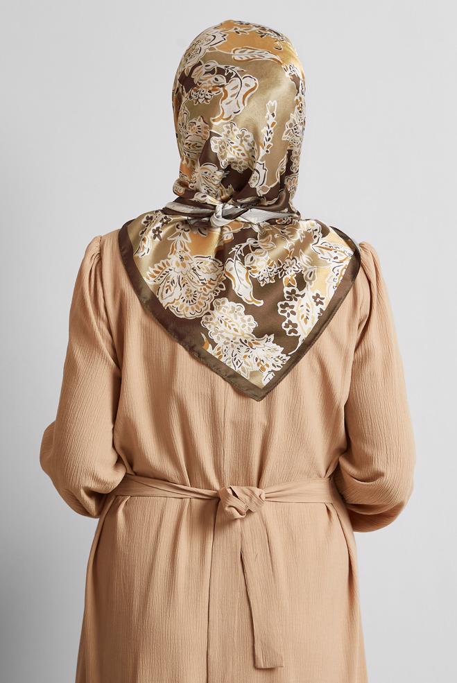 Hijab clothing BROWN ALVINA SCARF 8576 - ALVİNA