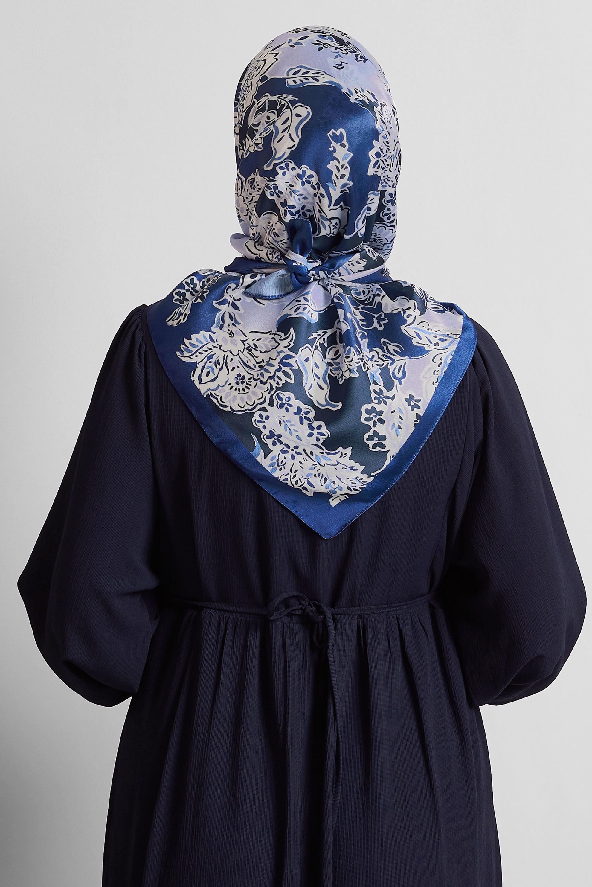Hijab clothing NAVY BLUE ALVINA SCARF 8576