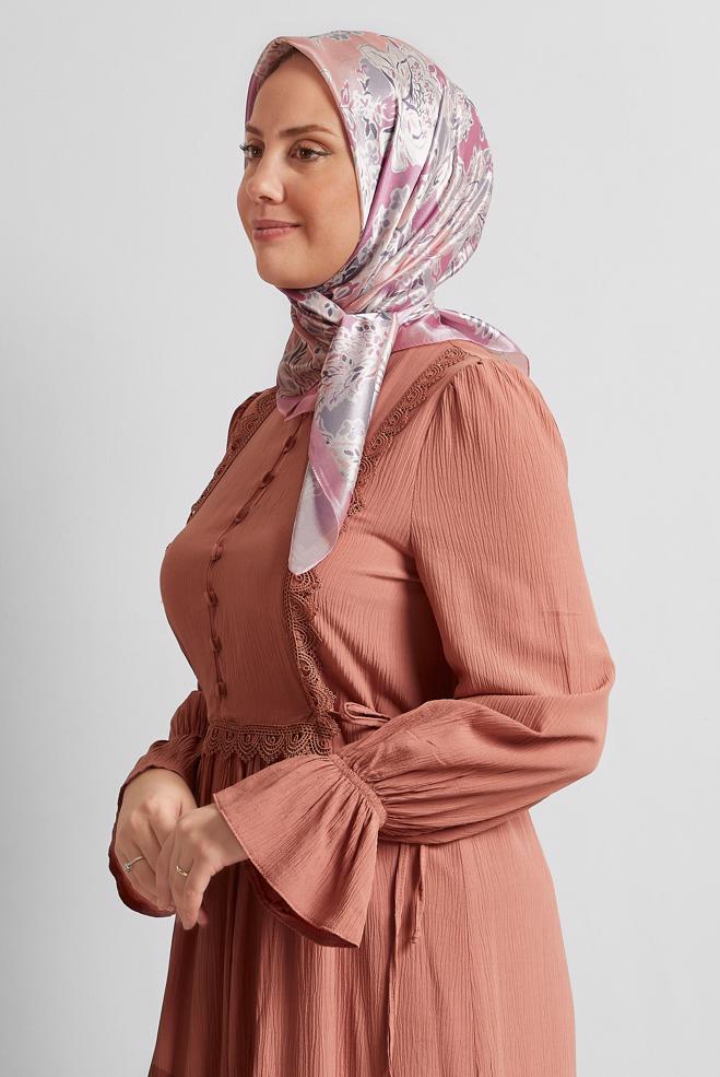 Hijab clothing POWDER ALVINA SCARF 8576 - ALVİNA