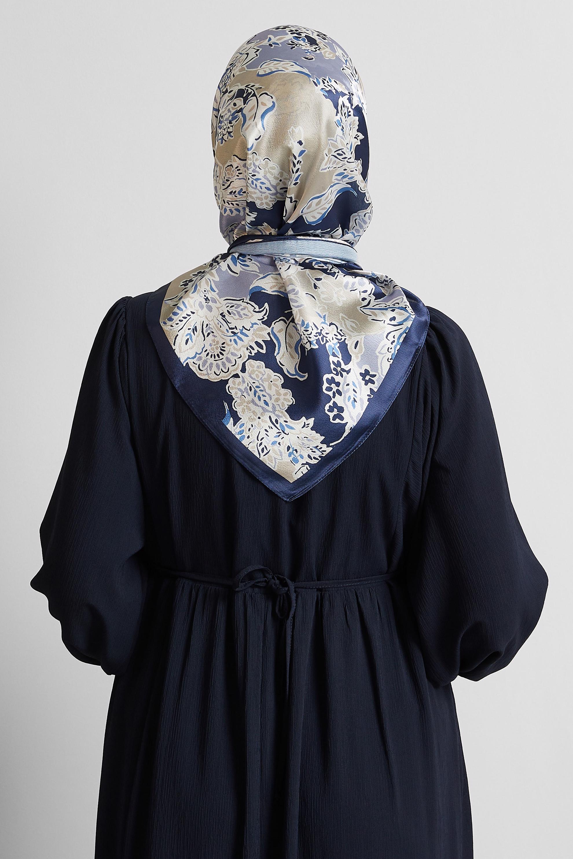 Vêtements hijab BLEU MARINE ÉCHARPE ALVINA 8576