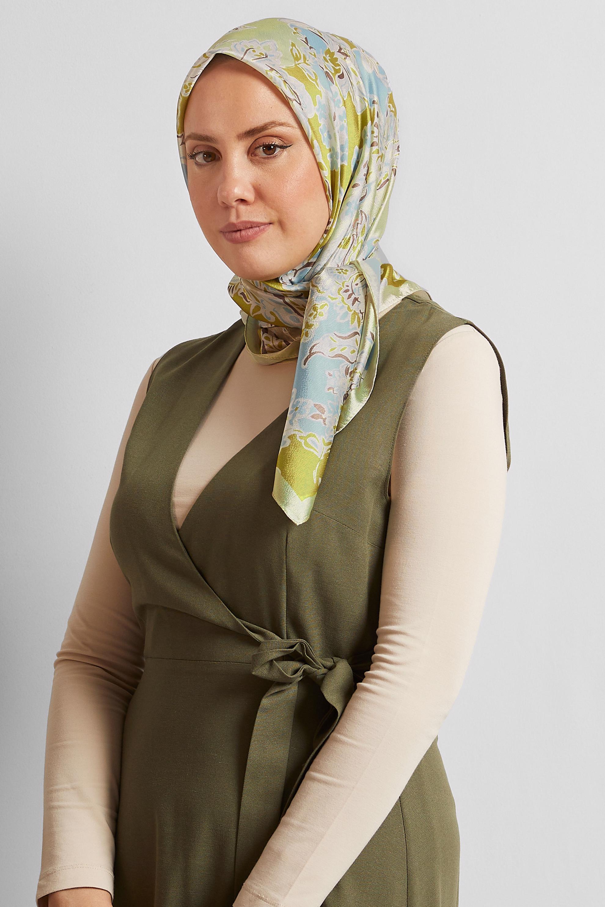 Hijab clothing GREEN ALVINA SCARF 8576
