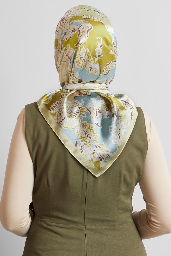 Hijab clothing GREEN ALVINA SCARF 8576 - ALVİNA