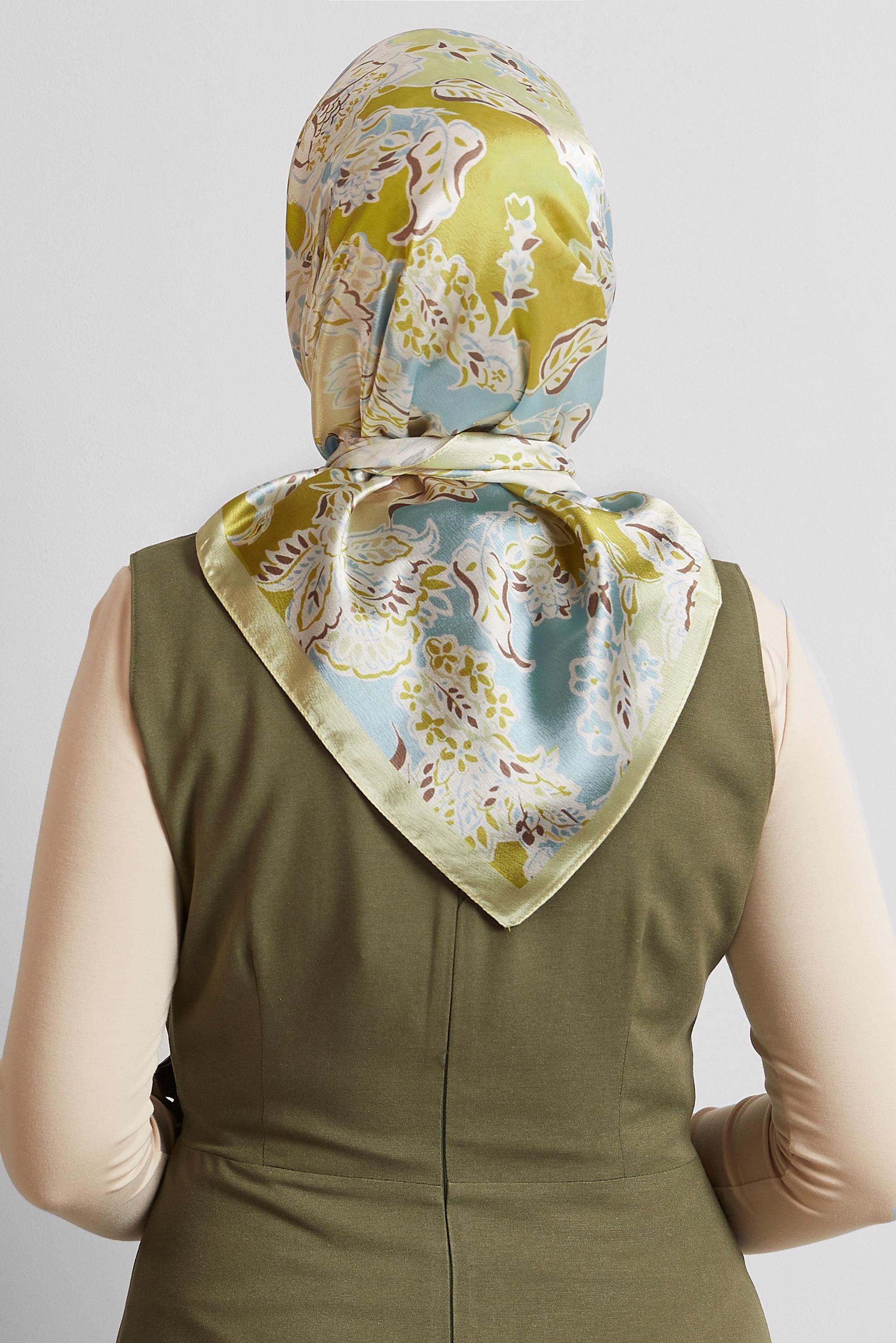 Hijab clothing GREEN ALVINA SCARF 8576