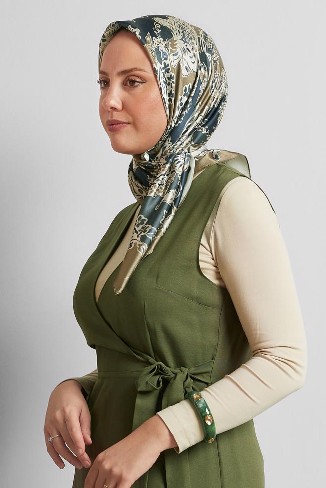 Hijab clothing GREEN ALVINA SCARF 8576 - ALVİNA