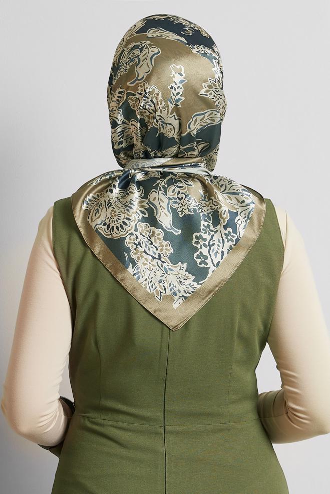 Hijab clothing GREEN ALVINA SCARF 8576 - ALVİNA