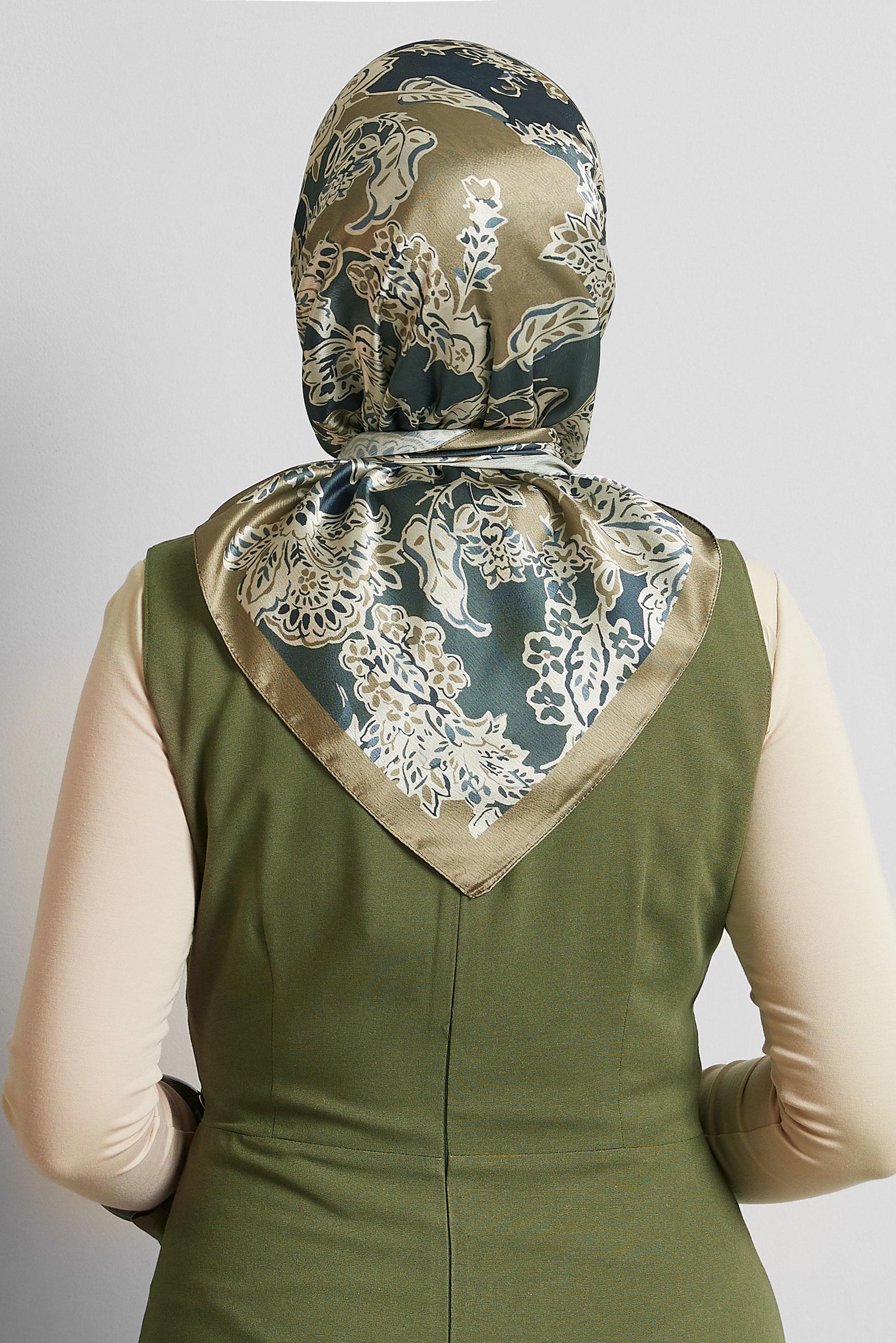 Vêtements hijab VERT ÉCHARPE ALVINA 8576