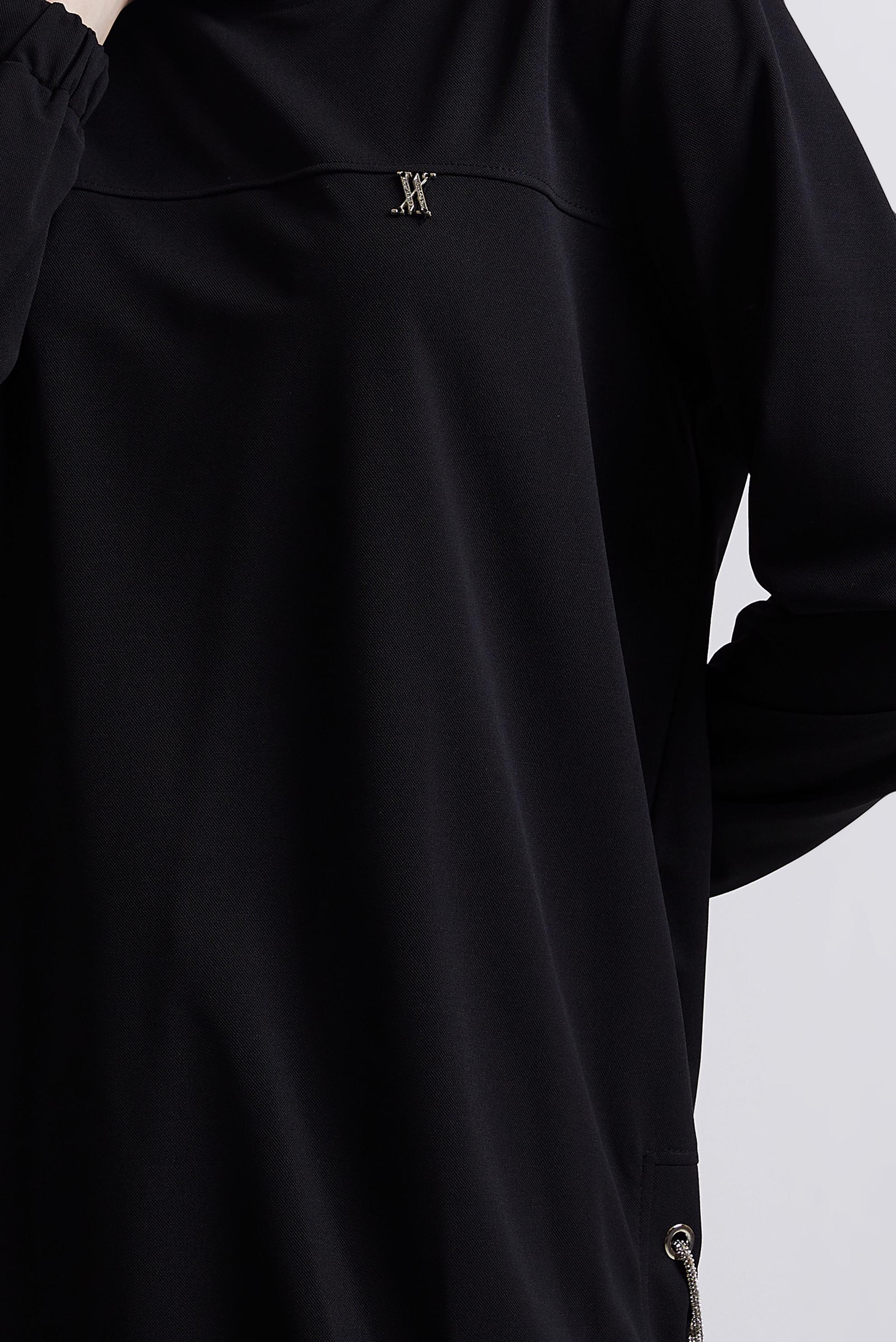 Tesettür giyim SİYAH BAĞCIKLI EŞOFMAN TUNİK 44767