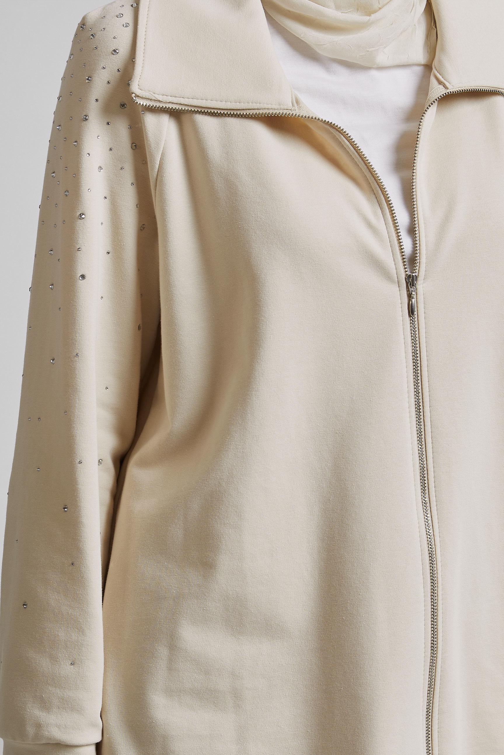 Hijab clothing BEIGE TRACKSUIT SET WITH PANTS 45467