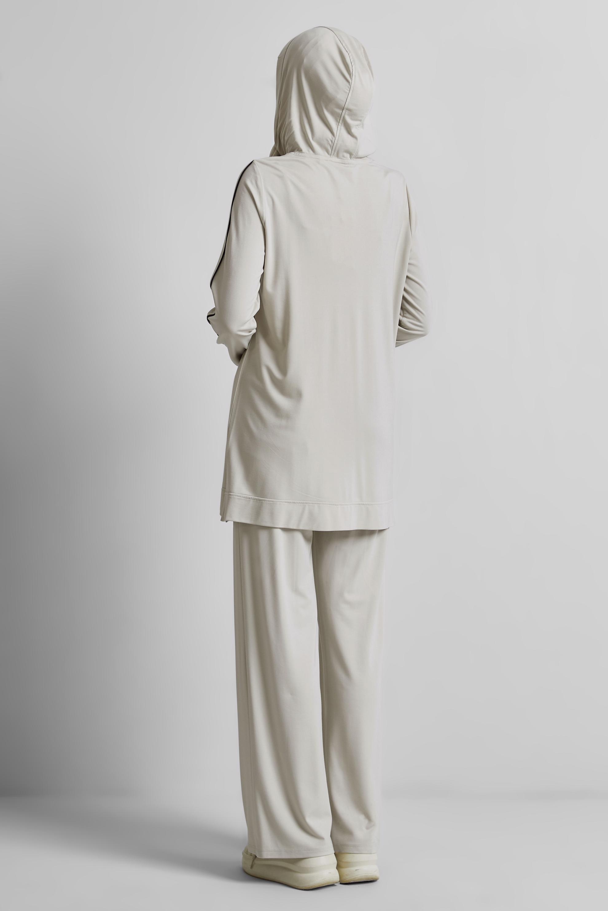 Tesettür giyim BEJ PANTOLONLU EŞOFMAN TAKIMI 45469