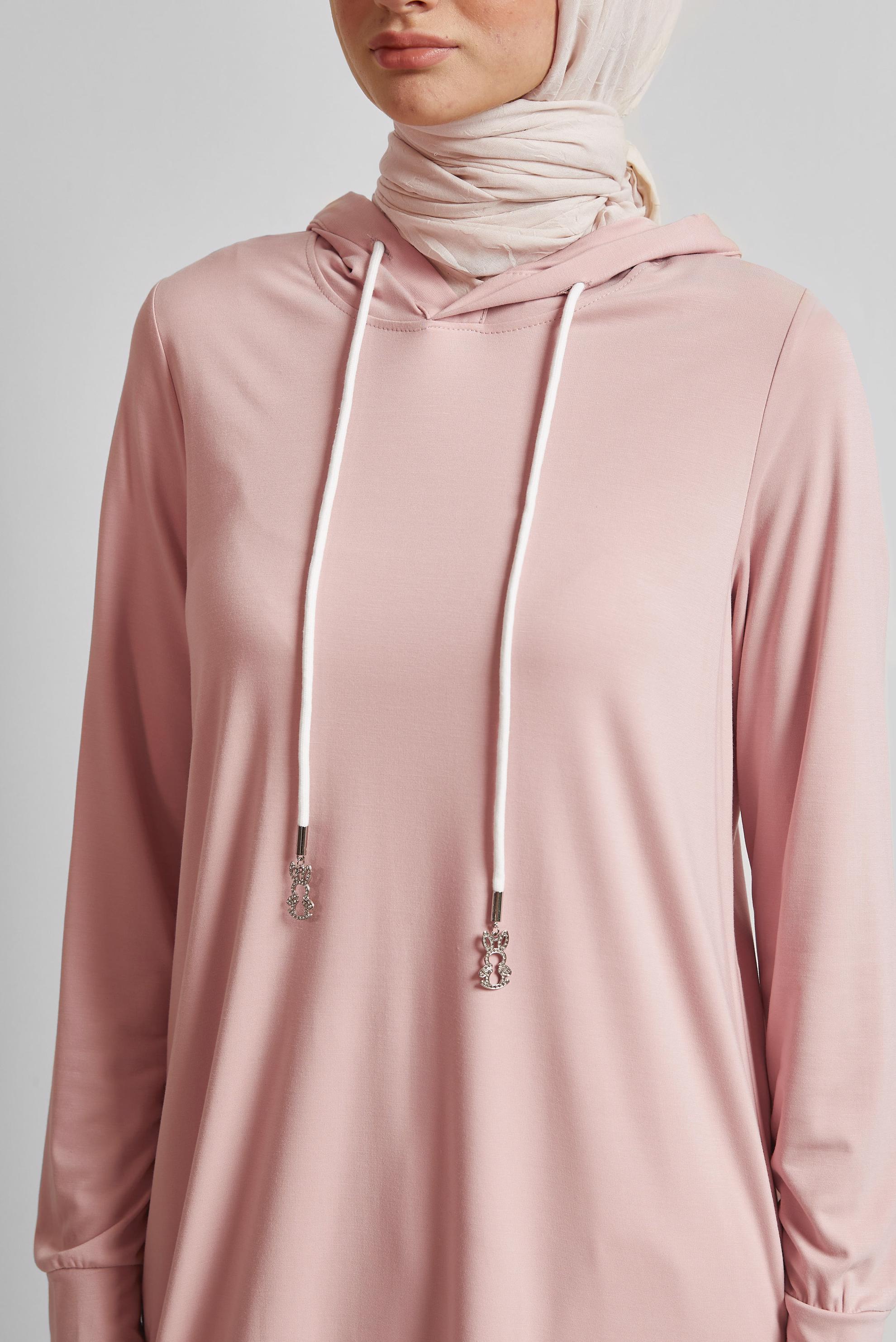 Hijab clothing POWDER HOODED TRACKSUIT TUNIC 45630