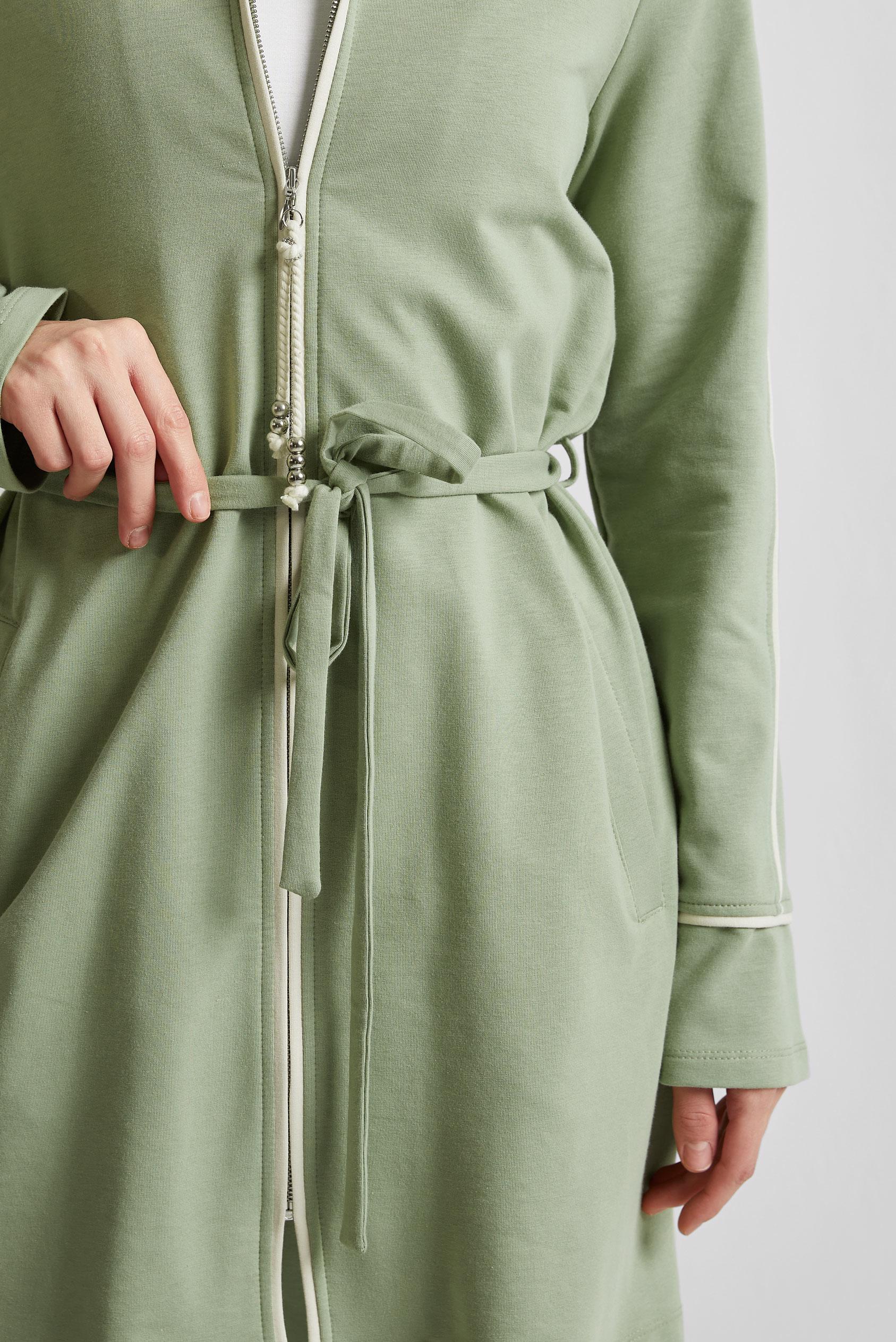 Vêtements hijab VERT ENSEMBLE DE SURVÊTEMENT CEINTURÉ 45632