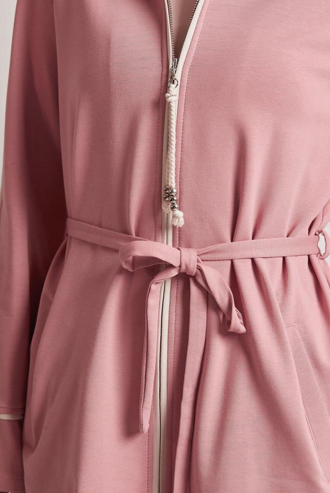 Vêtements hijab ROSE ENSEMBLE DE SURVÊTEMENT CEINTURÉ 45632 - ALVİNA