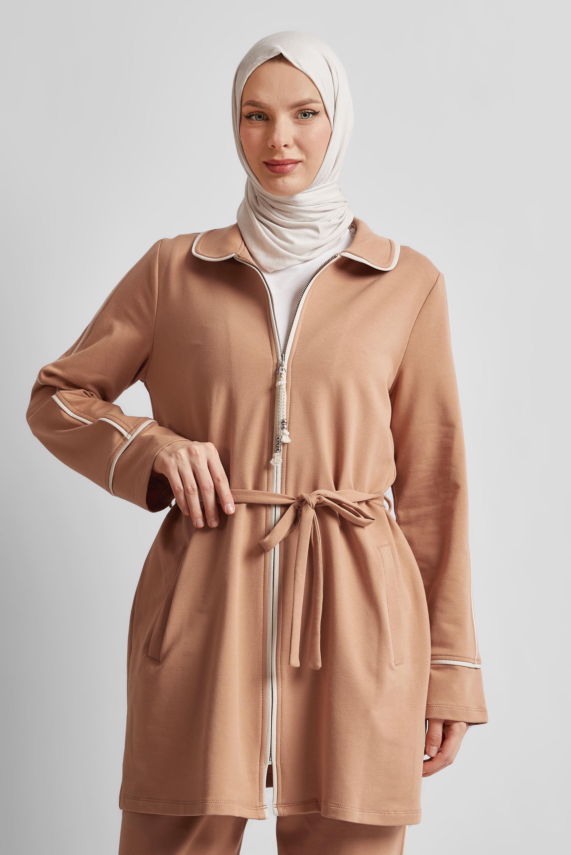 Vêtements hijab ROSE ENSEMBLE DE SURVÊTEMENT CEINTURÉ 45632